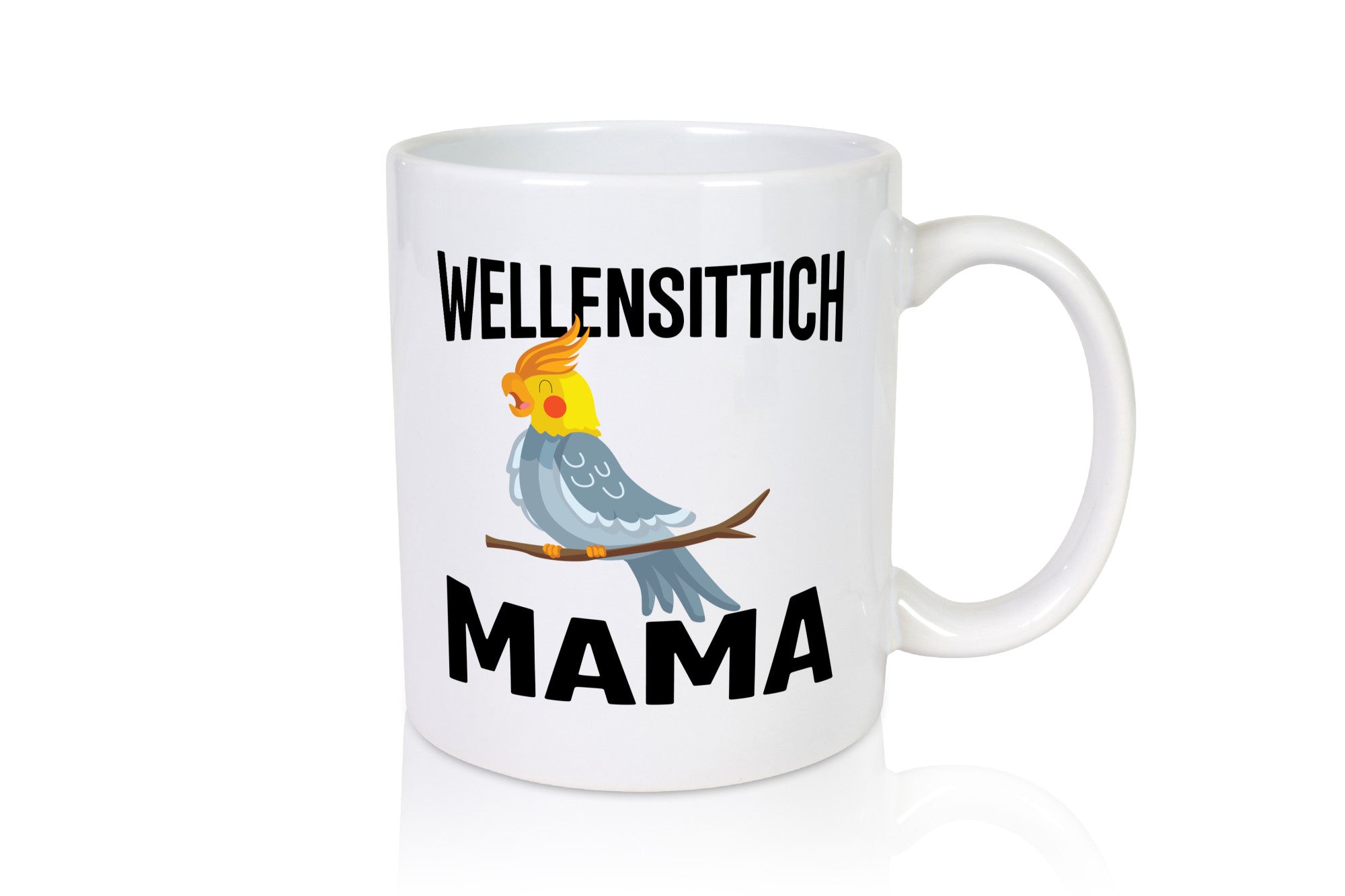 Wellensittich Mama | Vogel Muttertag Geschenk Familie Geschenkidee lustiger