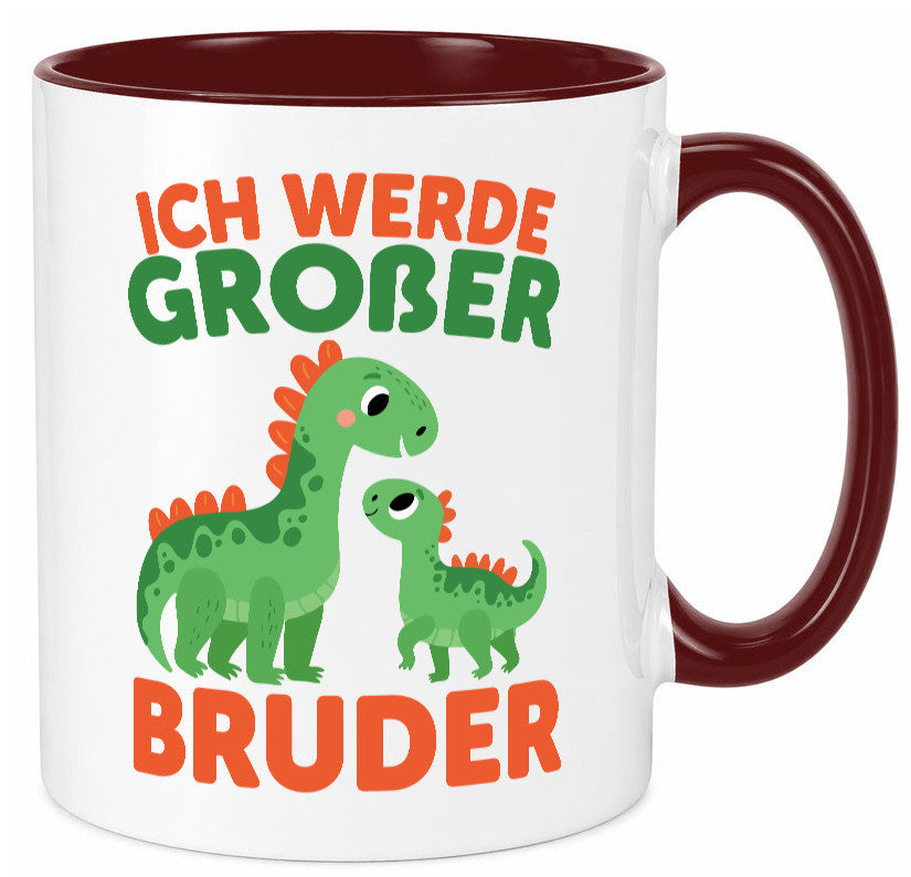 Ich werde Großer Bruder | Dino Brudersaurus lustig Humor Geschenkidee Geschenk