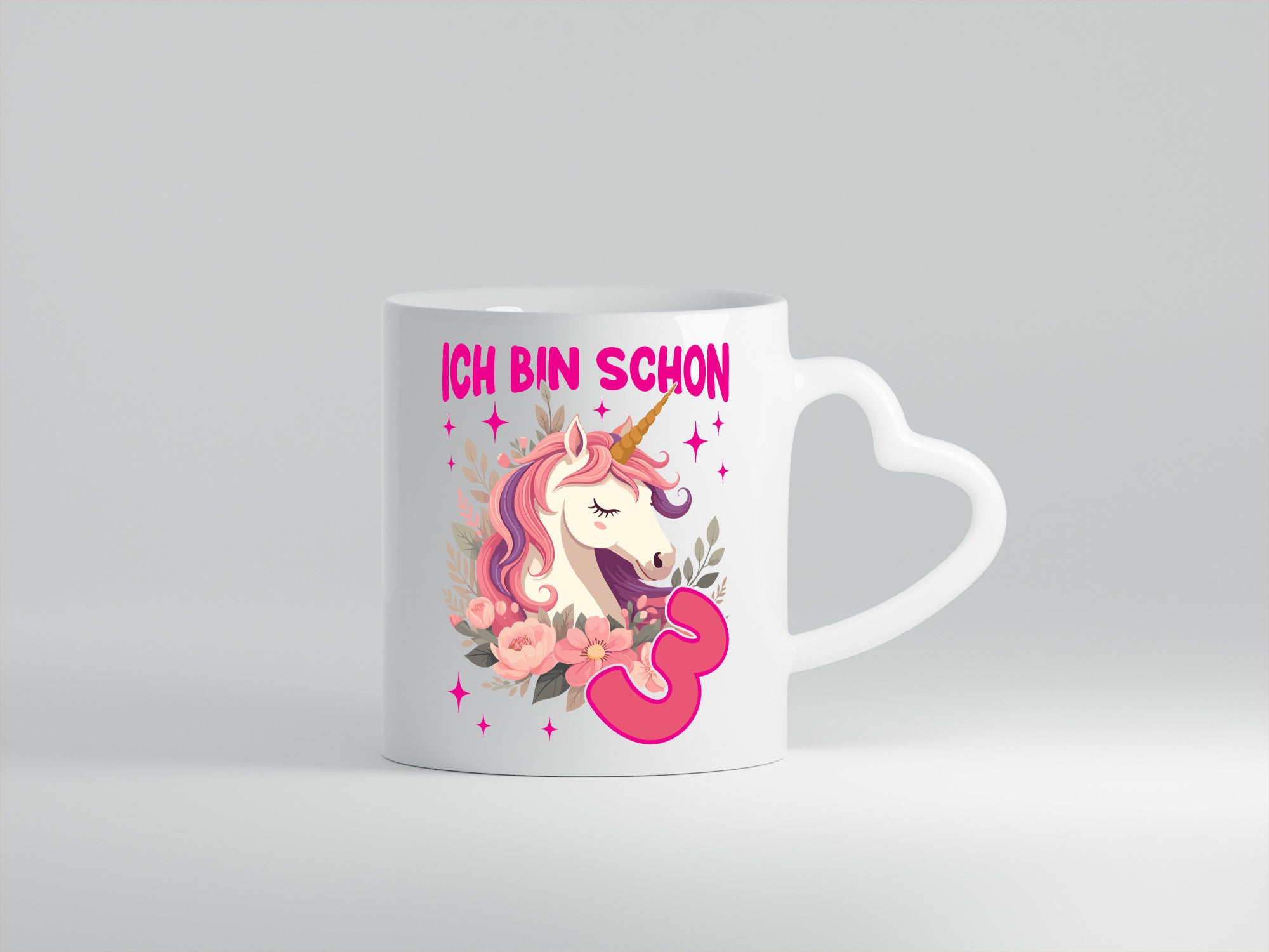 3. Geburtstag | 3 Jahre Einhorn Mädchen lustig Geschenkidee Geschenk Tasse