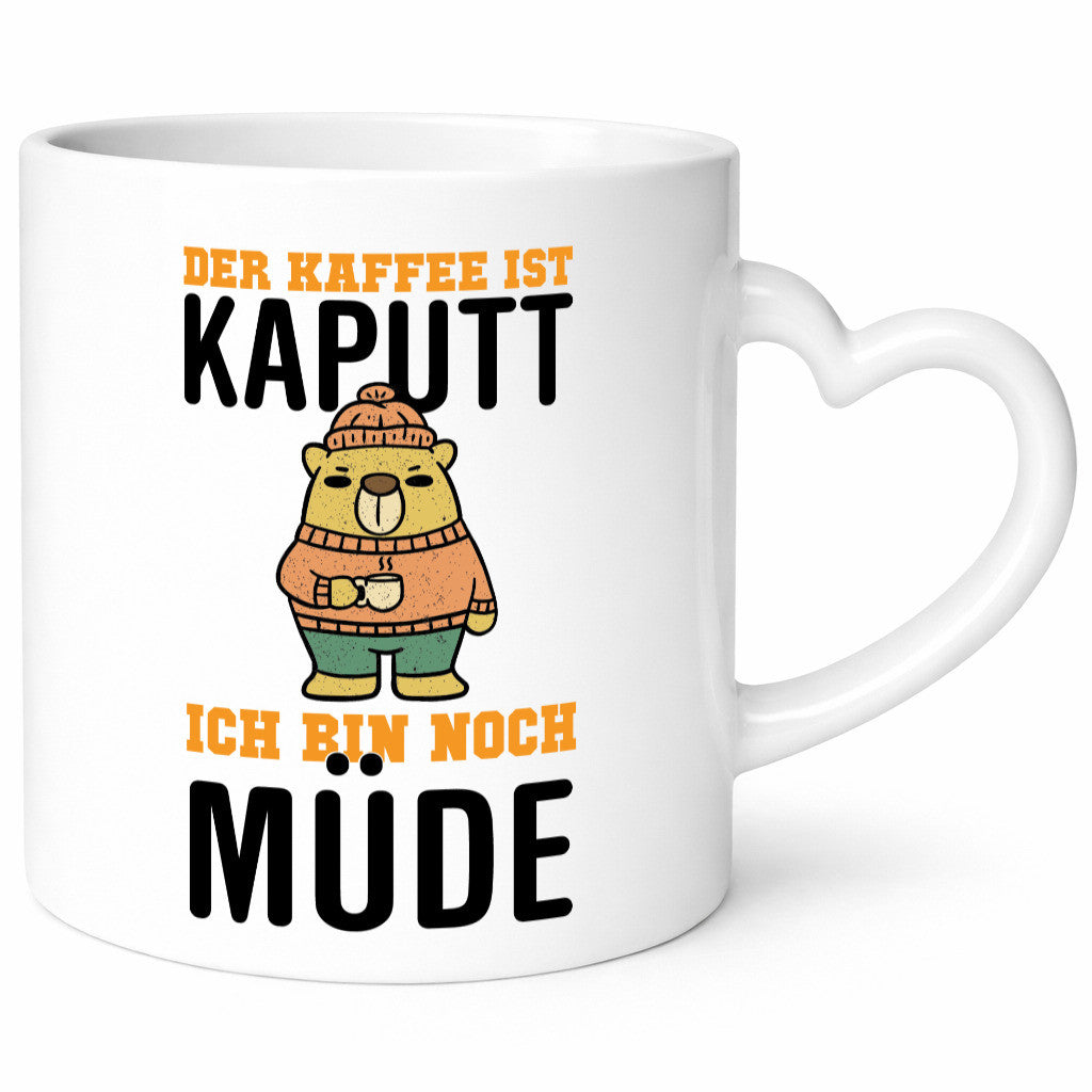 Müder Bär | Kaffee Spruch Morgenmuffel Humor lustiger Geschenk Geschenkidee