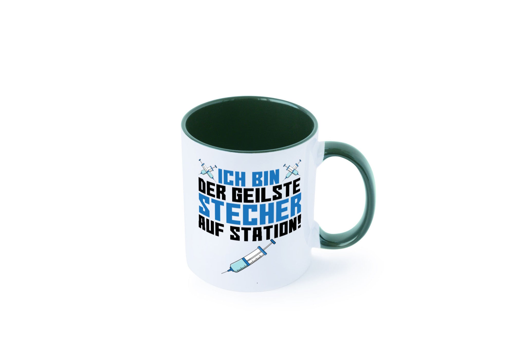 Ich bin der geilste Stecher | Pfleger Arzt Spritze lustig Humor Geschenkidee