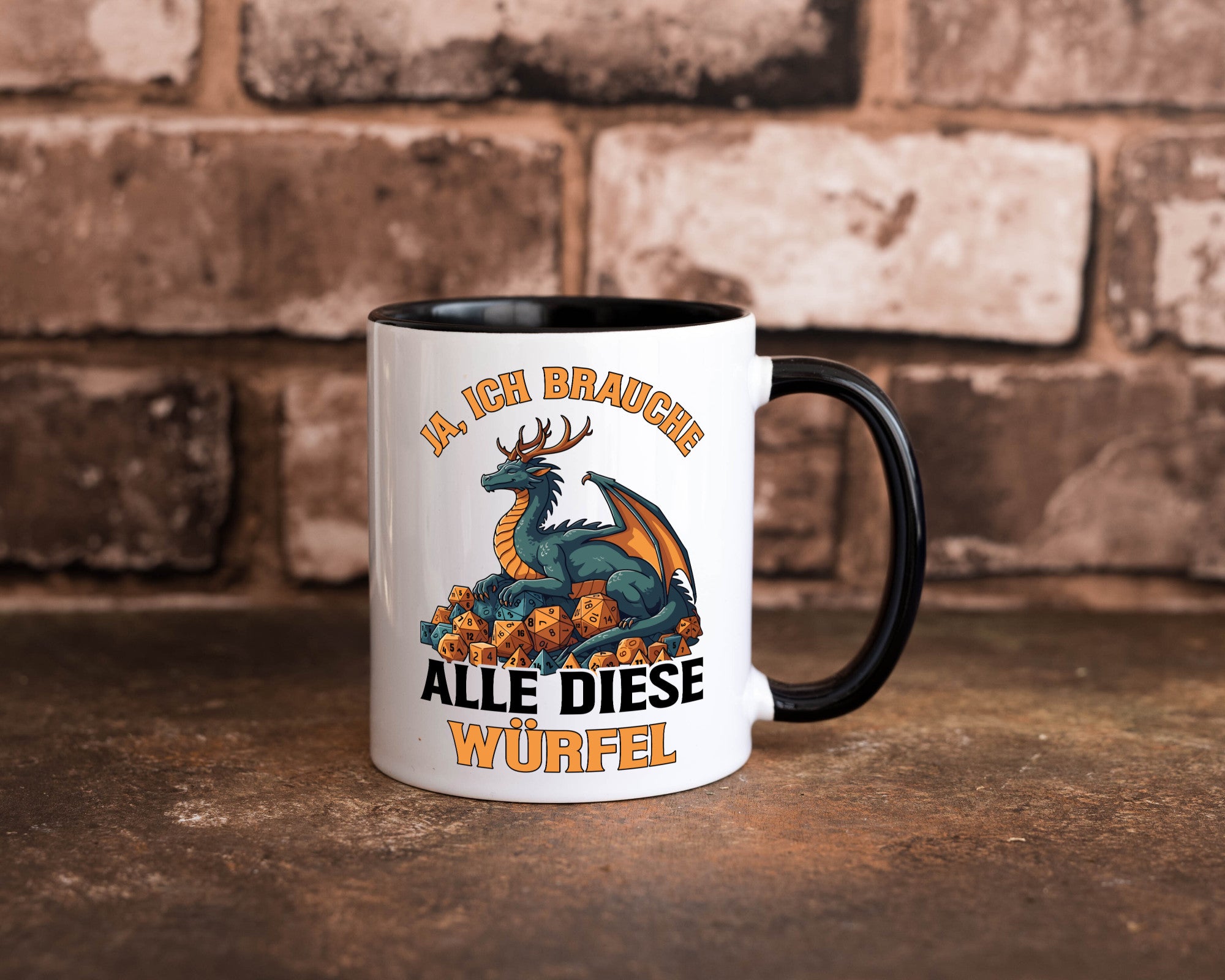 Ja ich brauche alle diese Würfel | Drache Rollenspiel v2 Geschenk Humor