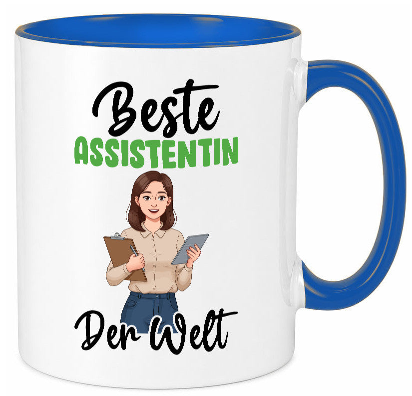 Beste Assistentin | Assistenz Hilfskraft v2 Geschenkidee Humor Tasse