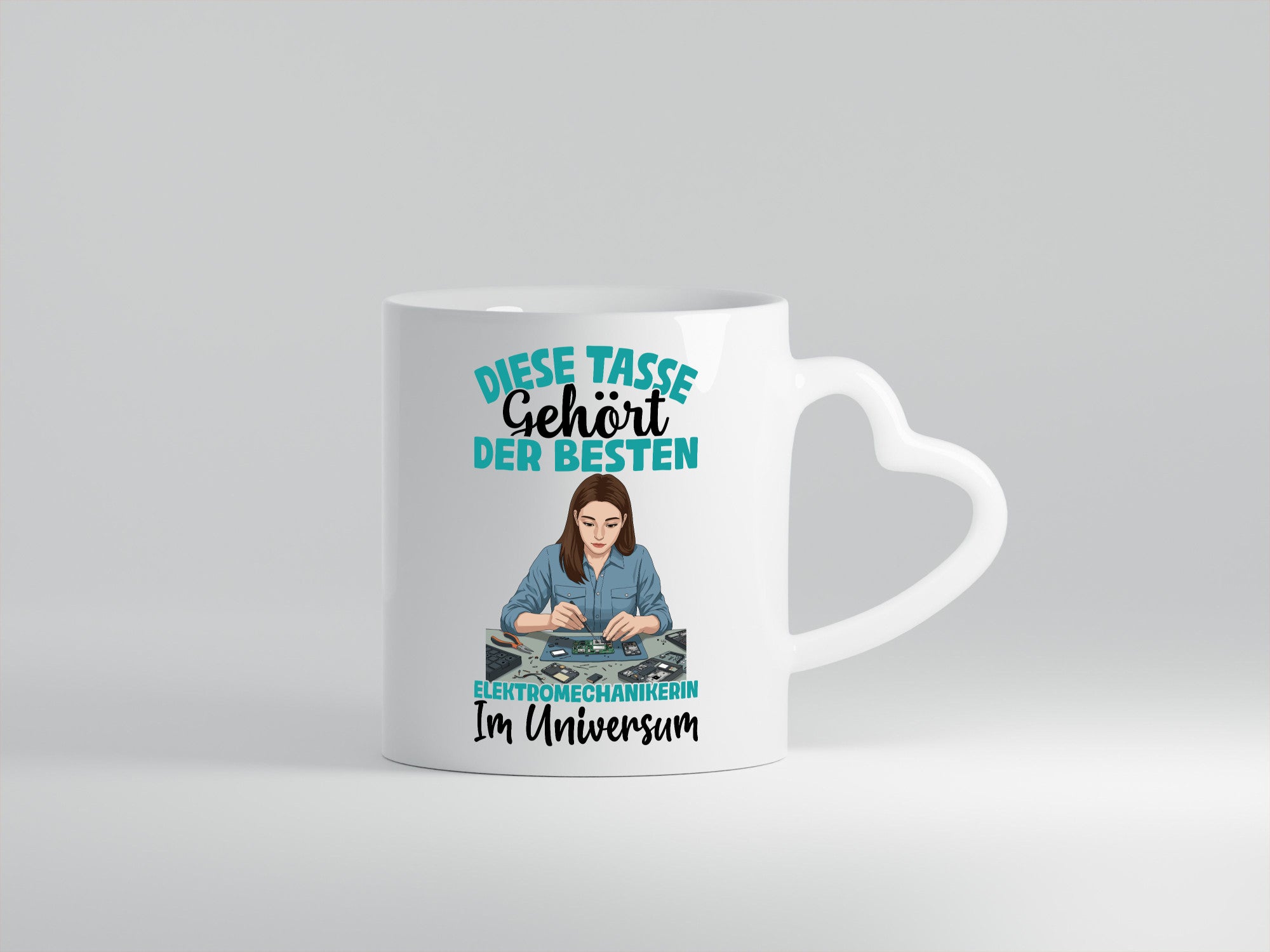 Im Universum: Elektromechanikerin | Mechanikerin lustig Humor Geschenkidee