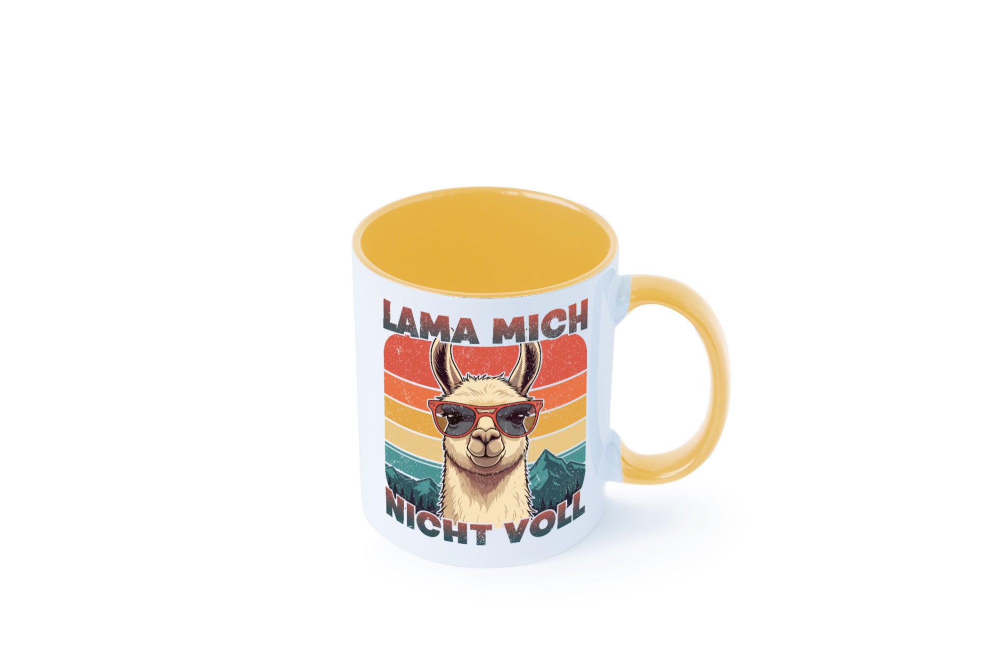 Lama mich nicht voll | Alpaka Kamel Retro lustig Humor Geschenkidee Geschenk