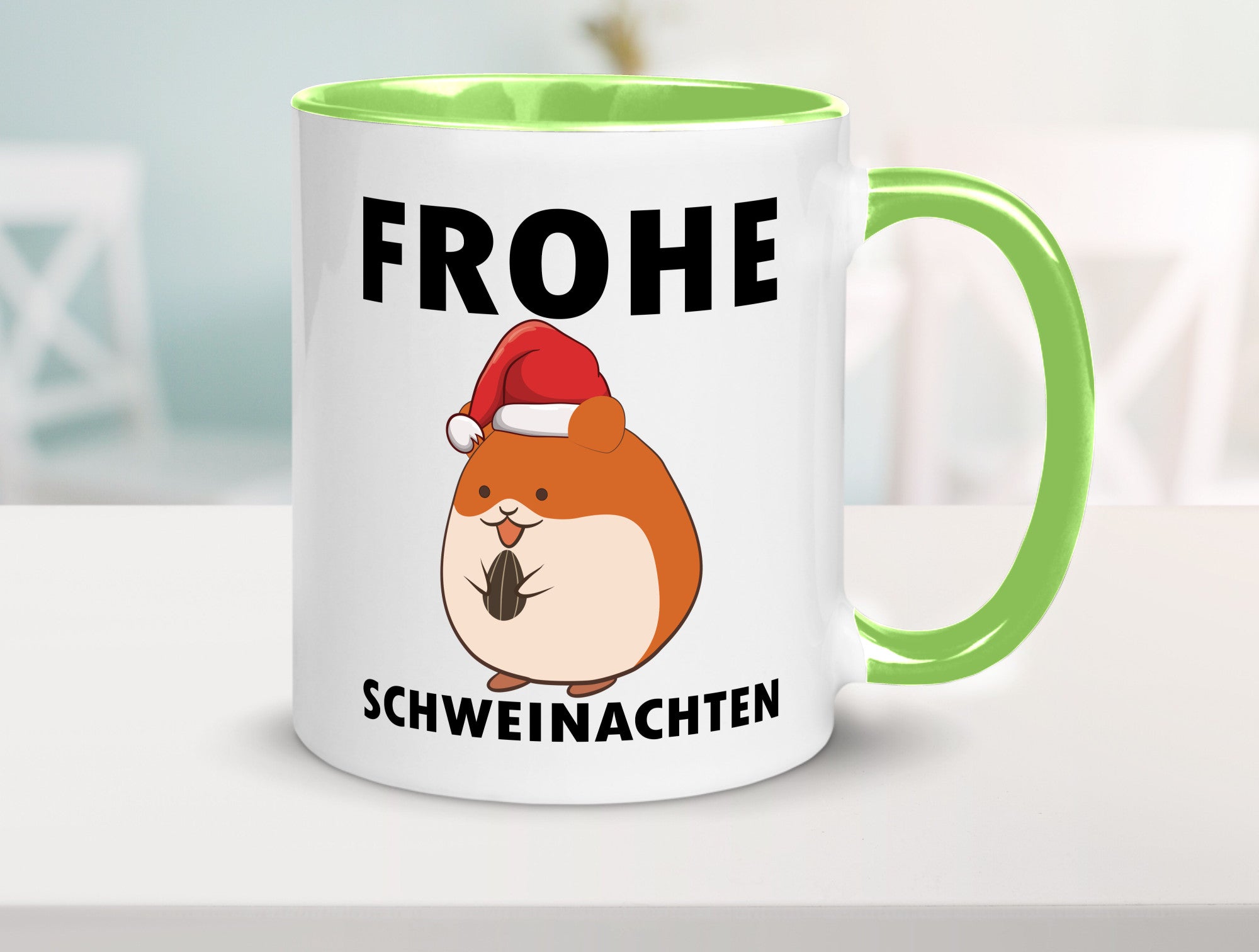 Frohe Schweinachten | Meerschweinchen Weihnachten lustiger Spruch Geschenk