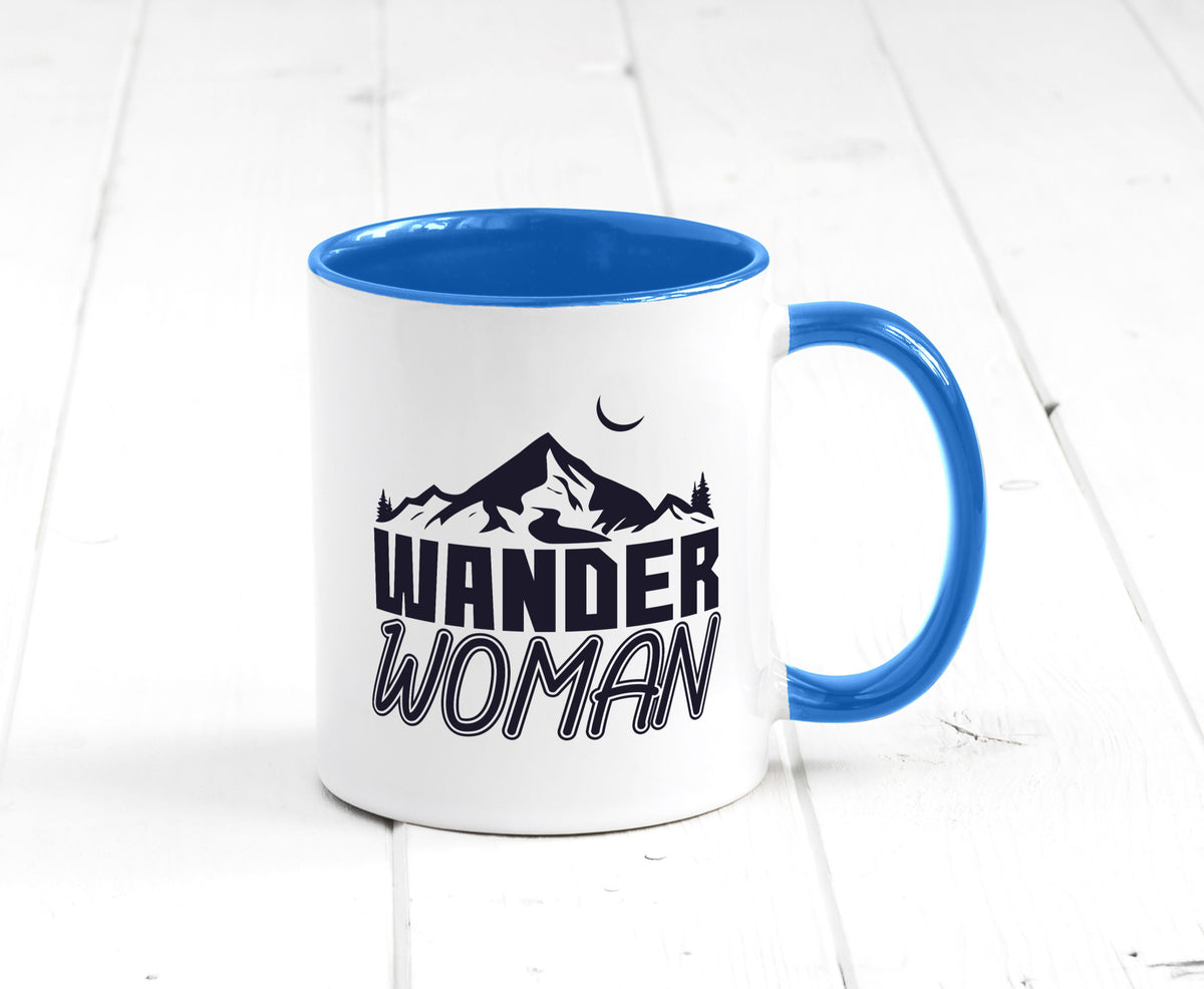 Wander Woman | Frauen Tasse Wanderer Bergsteigen lustig Familie Geschenkidee