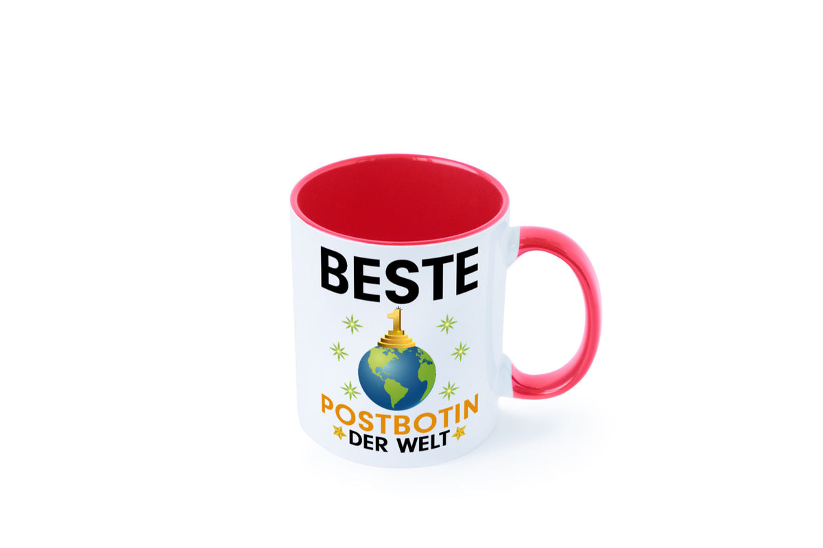 Welt Beste Postbotin | Beruf Post Briefträger Humor Arbeit Kollegen Büro Tasse