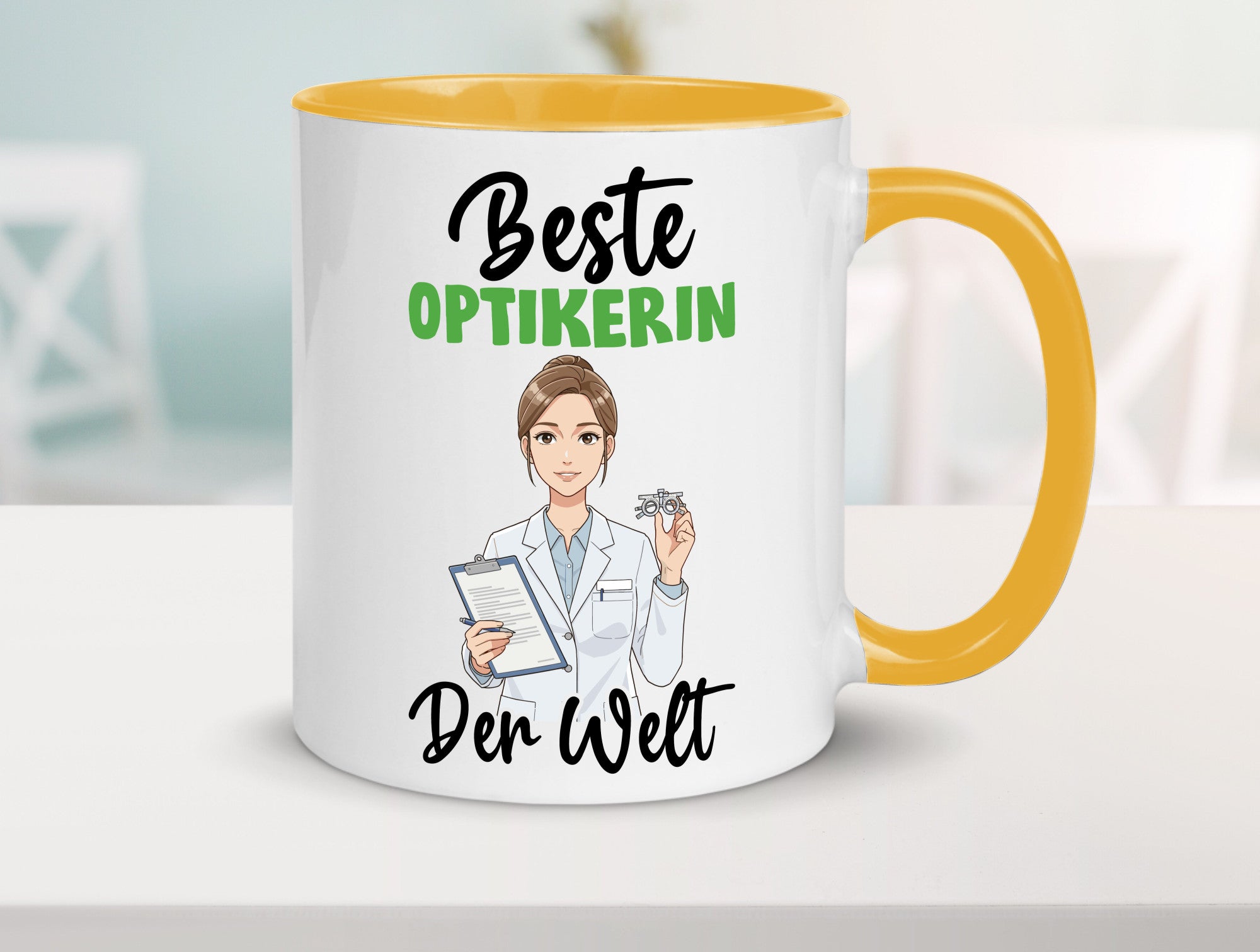 Beste Optikerin | Augenoptik v2 Geschenk Humor Geschenkidee lustiger Spruch