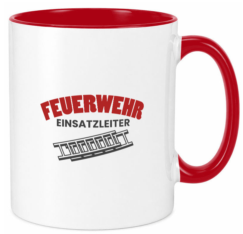 Feuerweher Einsatzleiter | Feuerwehrmann Feuerlöscher Geschenk Humor Tasse