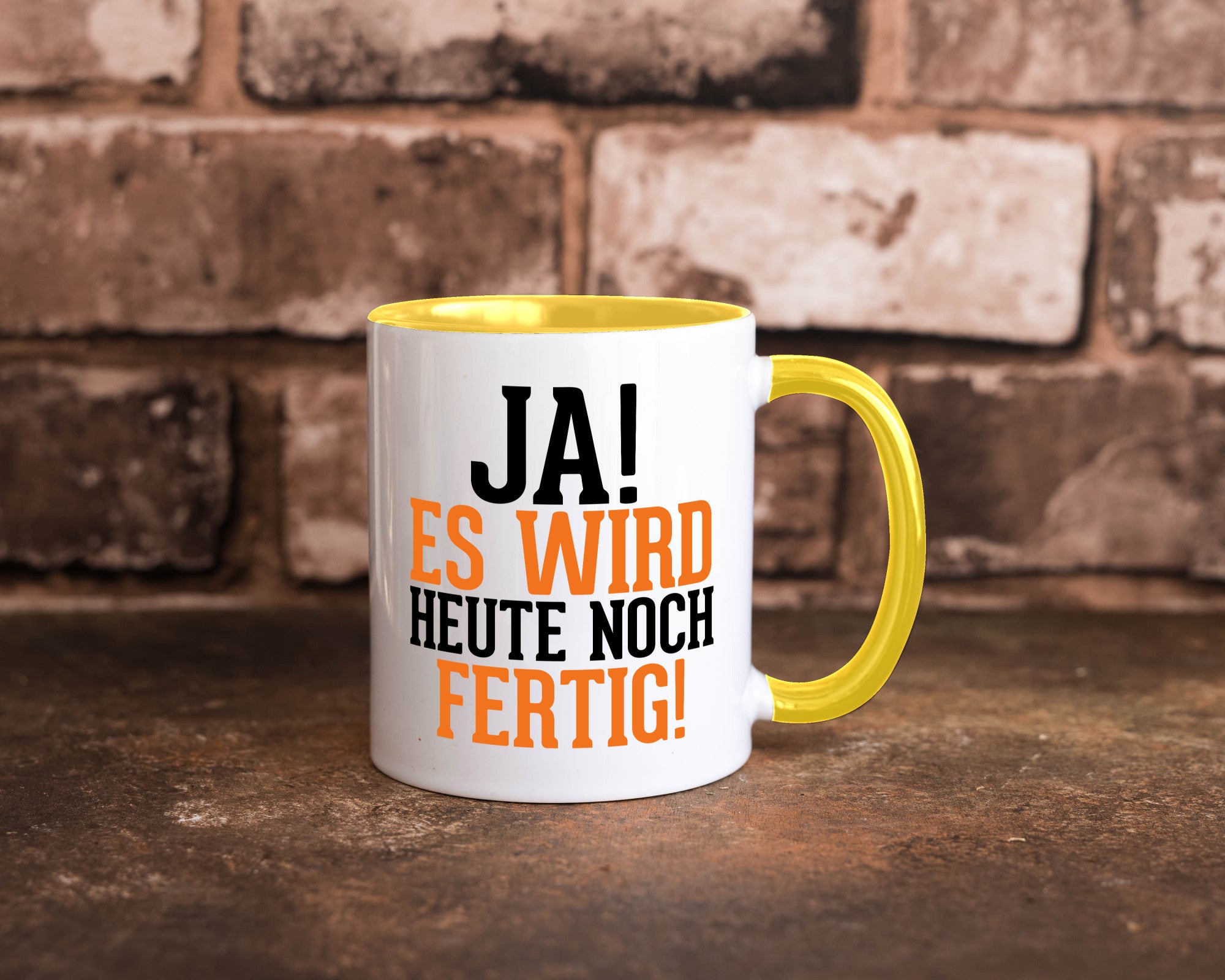 Ja es wird heute noch fertig | Arbeit Kollegen Werkstatt Humor Büro