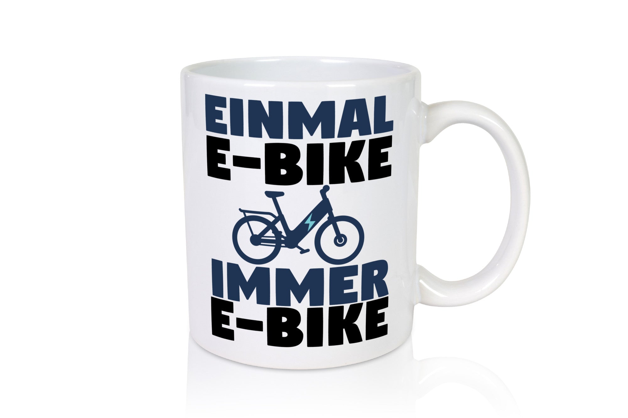 E-Bike Fahrer | Radfahrer Tasse Fahrrad Elektrorad lustiger Spruch Geschenk
