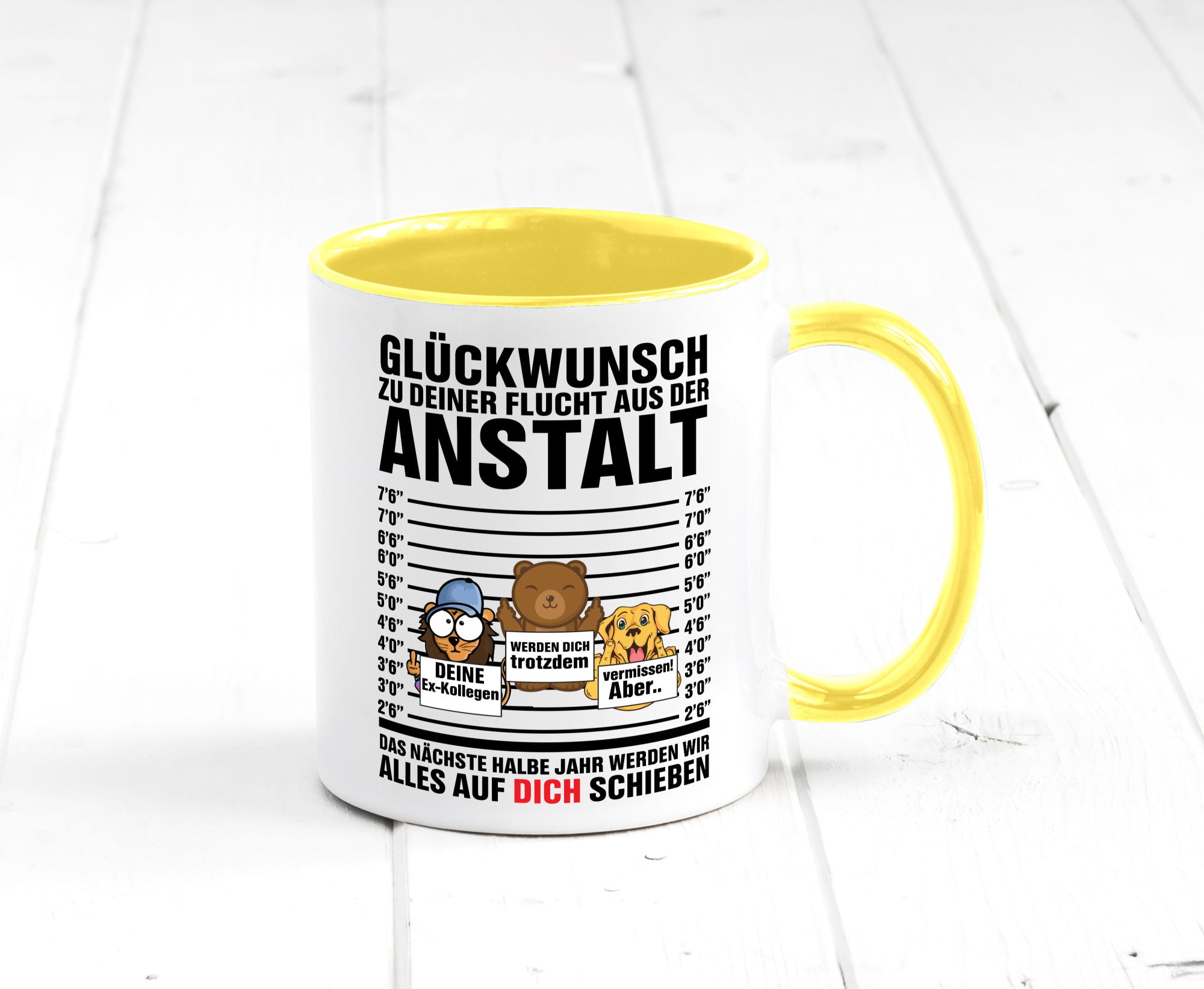 Glückwunsch zur Flucht | Arbeitskollegen Berufswechel Humor Arbeit Kollegen
