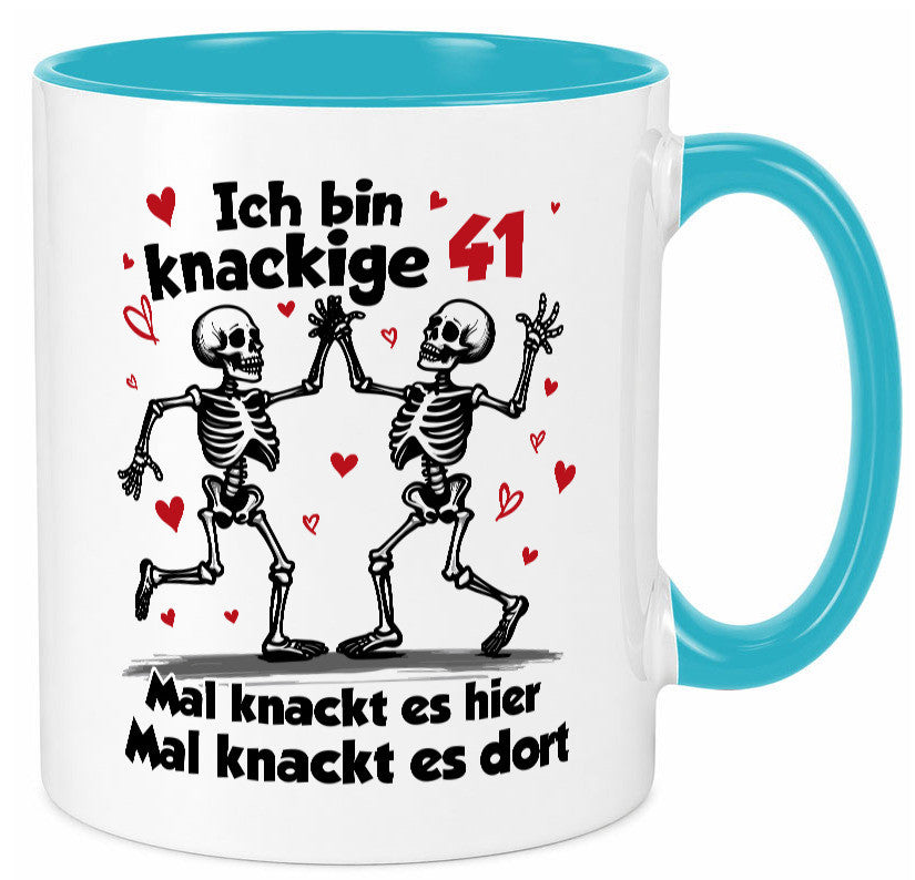 41. Geburtstag | Knackige 41 Ich bin alt v2 Humor Geschenkidee Tasse