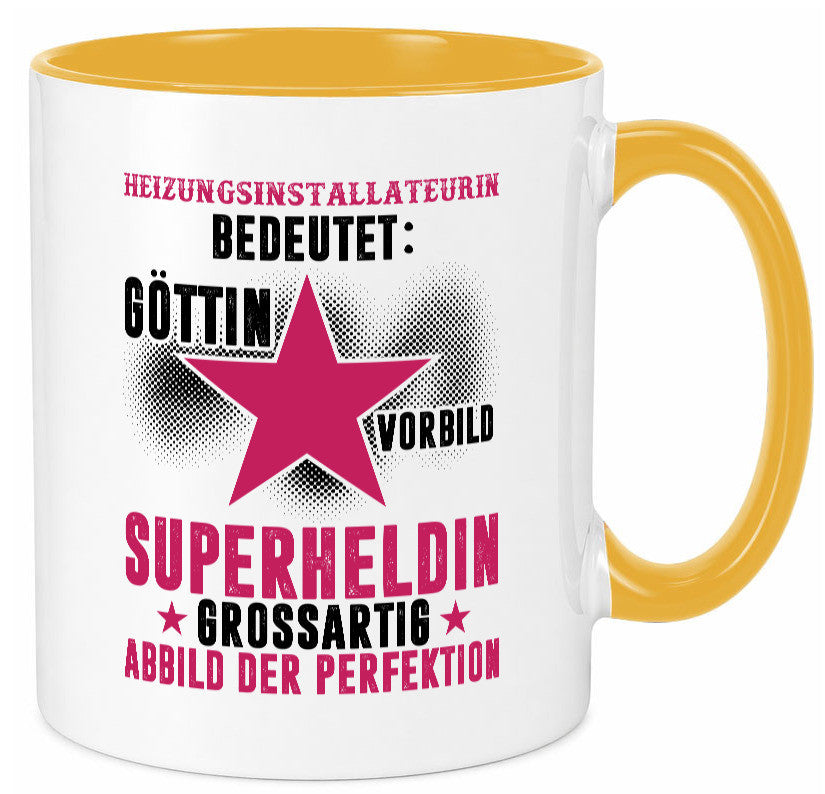 Bedeutung von Heizungsinstallateurin | Heizung Humor Geschenkidee Tasse