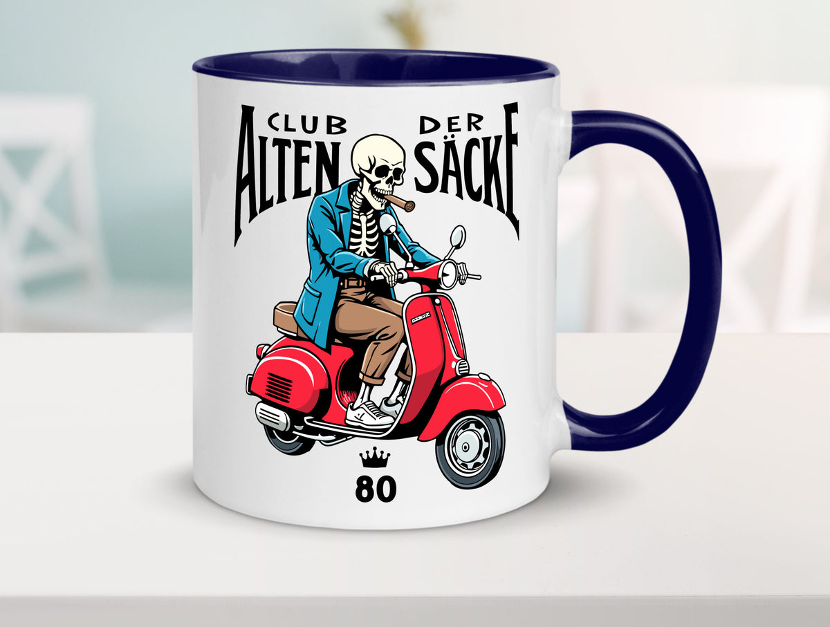 80. Geburtstag | 80 Jahre Club der alten Säcke v2 Humor Geschenkidee Tasse