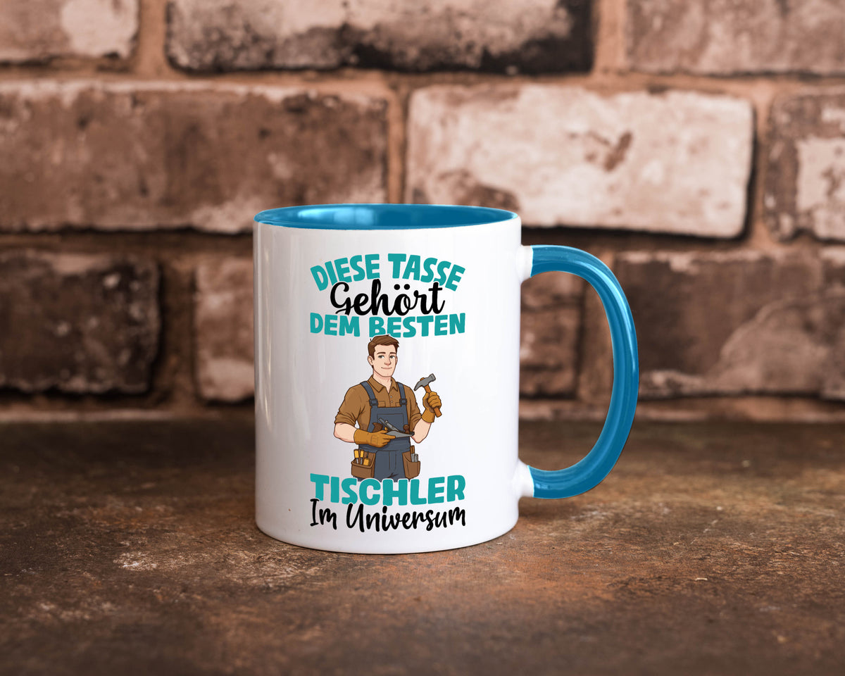 Im Universum: Tischler | Handwerk Beruf Tischlerei Geschenkidee Arbeit Kollegen Tasse