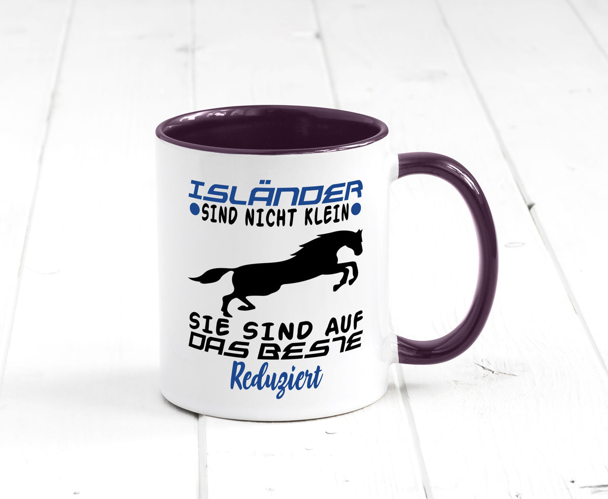 Isländer sind nicht klein | Auf das beste reduziert Geschenk Humor Geschenkidee Tasse