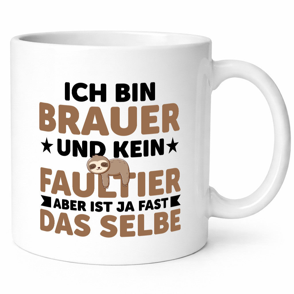 Ich bin kein Faultier: Brauer | Bier Brauerei Humor Tierliebhaber Geschenkidee