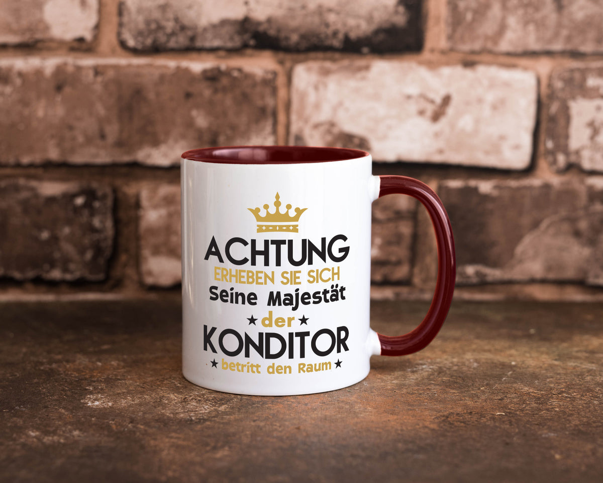 Seine Majestät Konditor | Konditorei Geschenkidee Humor Tasse