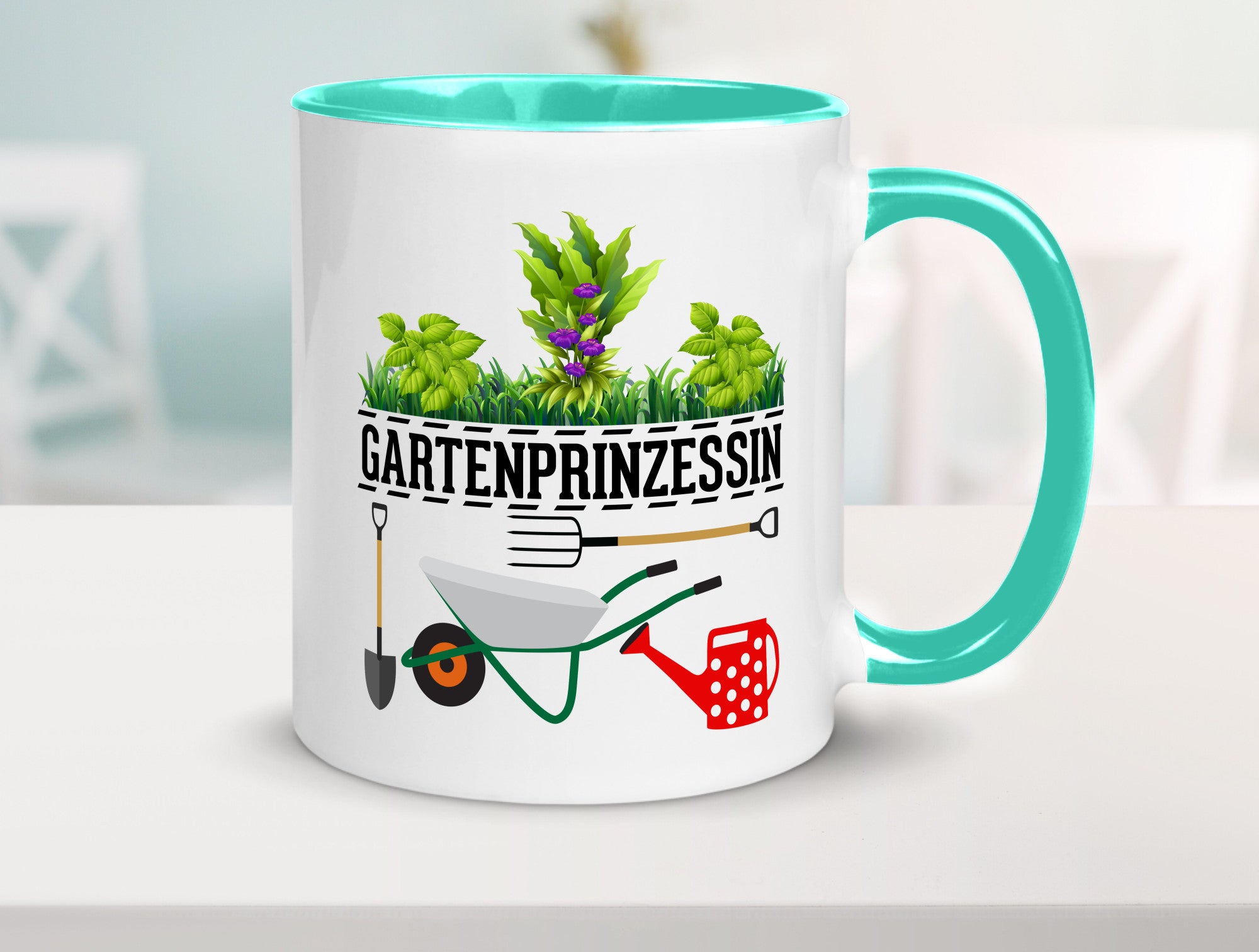 Gartenprinzessin | Gärtnerin Gartenliebhaber Geschenk Humor Geschenkidee