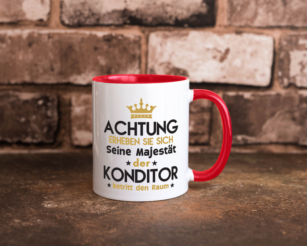 Seine Majestät Konditor | Konditorei Geschenkidee Humor Tasse