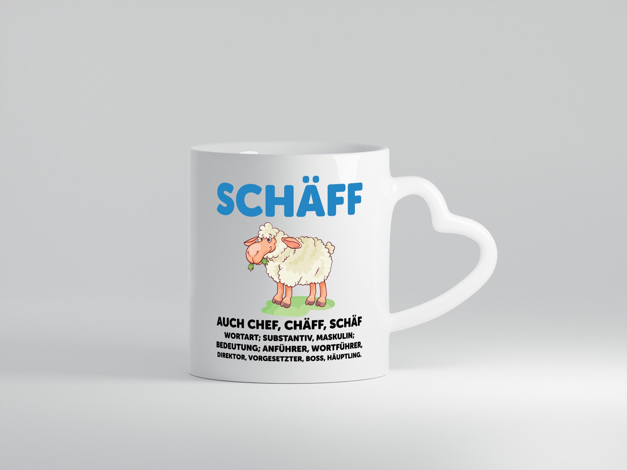 Chef | Arbeitgeber Boss Wortspiel Humor Arbeit Kollegen Büro Geschenkidee Tasse