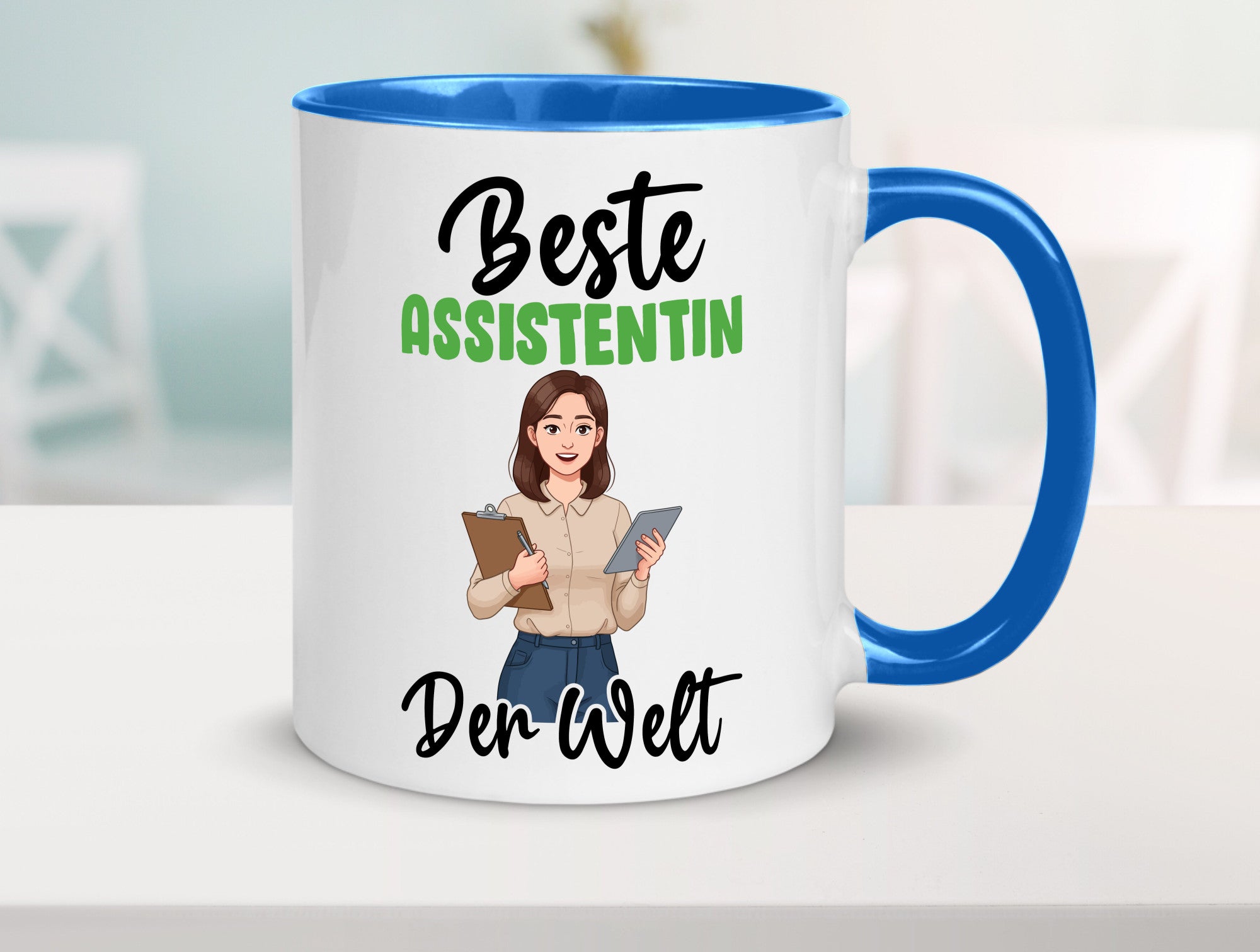Beste Assistentin | Assistenz Hilfskraft v2 Geschenkidee Humor Tasse