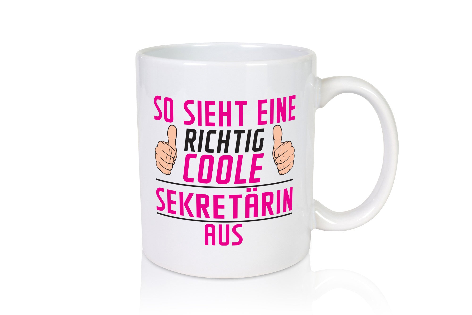 Richtig Coole Sekretärin | Büro Humor Arbeit Kollegen Geschenkidee Tasse