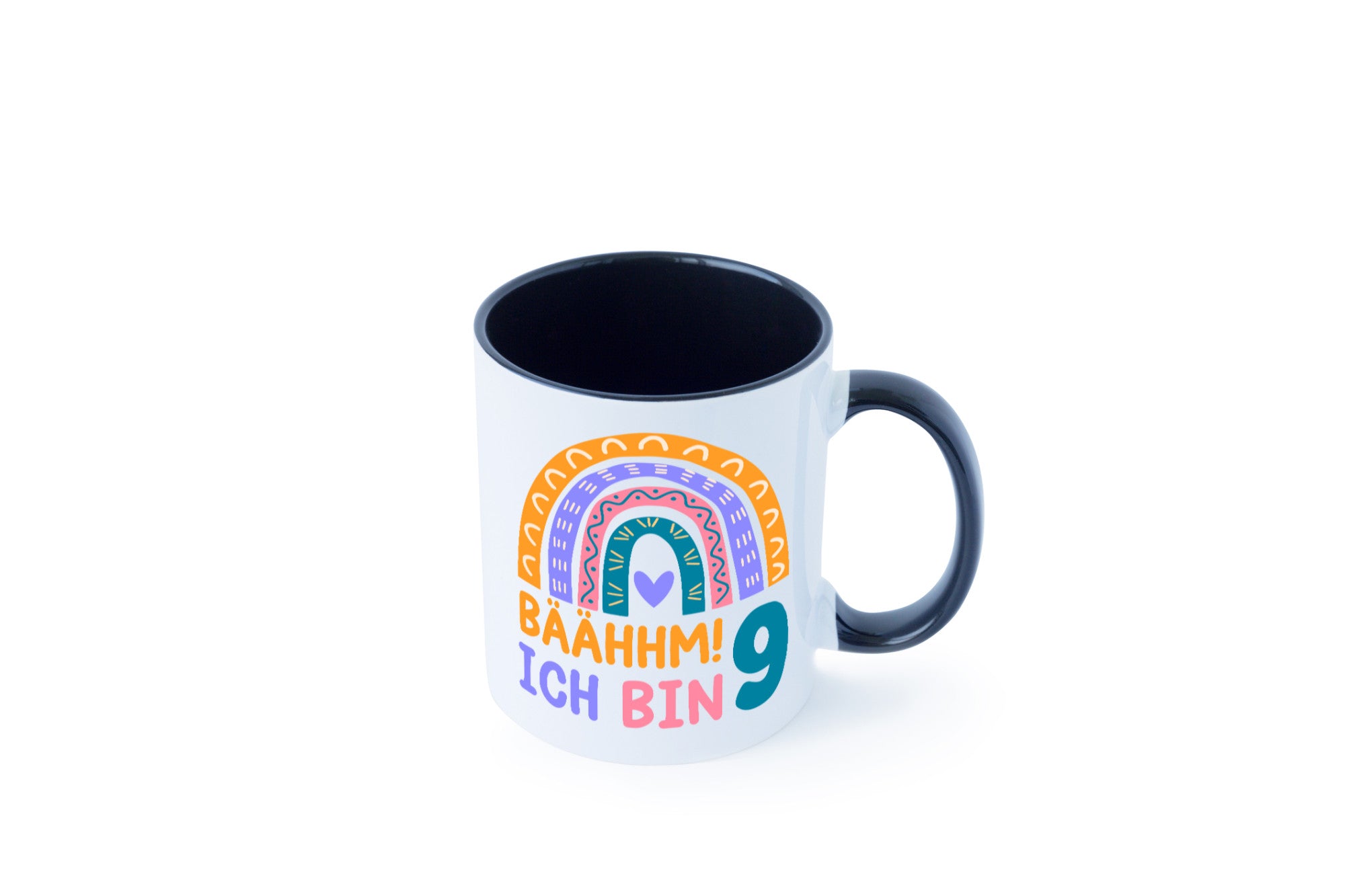 9. Geburtstag | 9 Jahre Regenbogen Bääm Mädchen Geschenk Geschenkidee lustiger