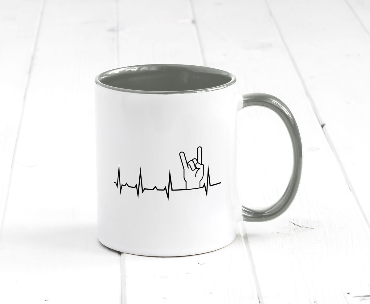 Heavy Metal Motiv | Rocker Musiker Rock Musik Geschenk Humor Geschenkidee Tasse
