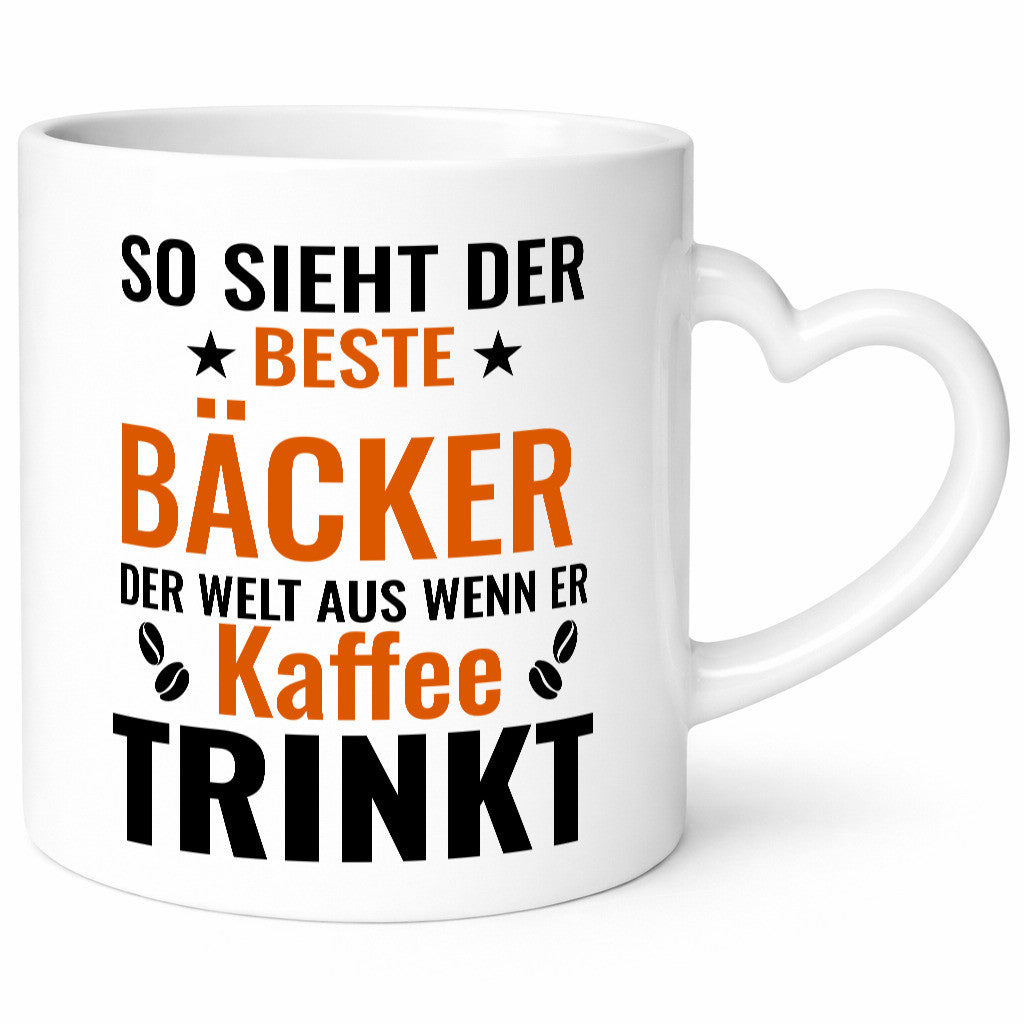 Kaffee trinkt: Bäcker | Bäckerei Backen Konditor Humor Geschenkidee Tasse