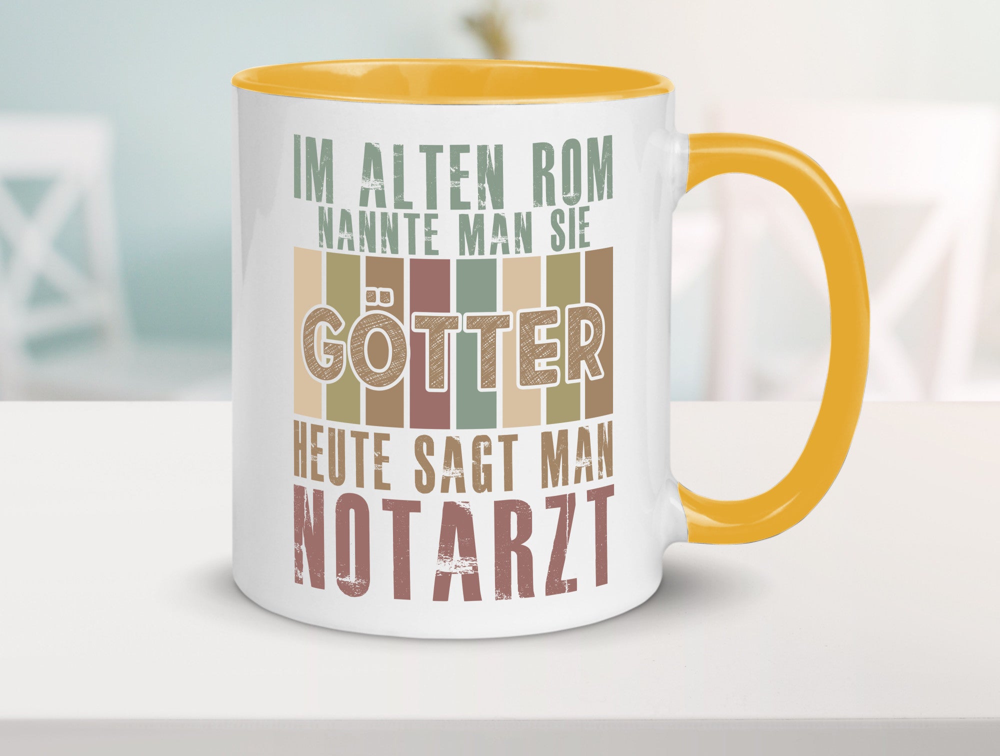 Heute sagt man: Notarzt | Arzt Humor Geschenkidee Tasse