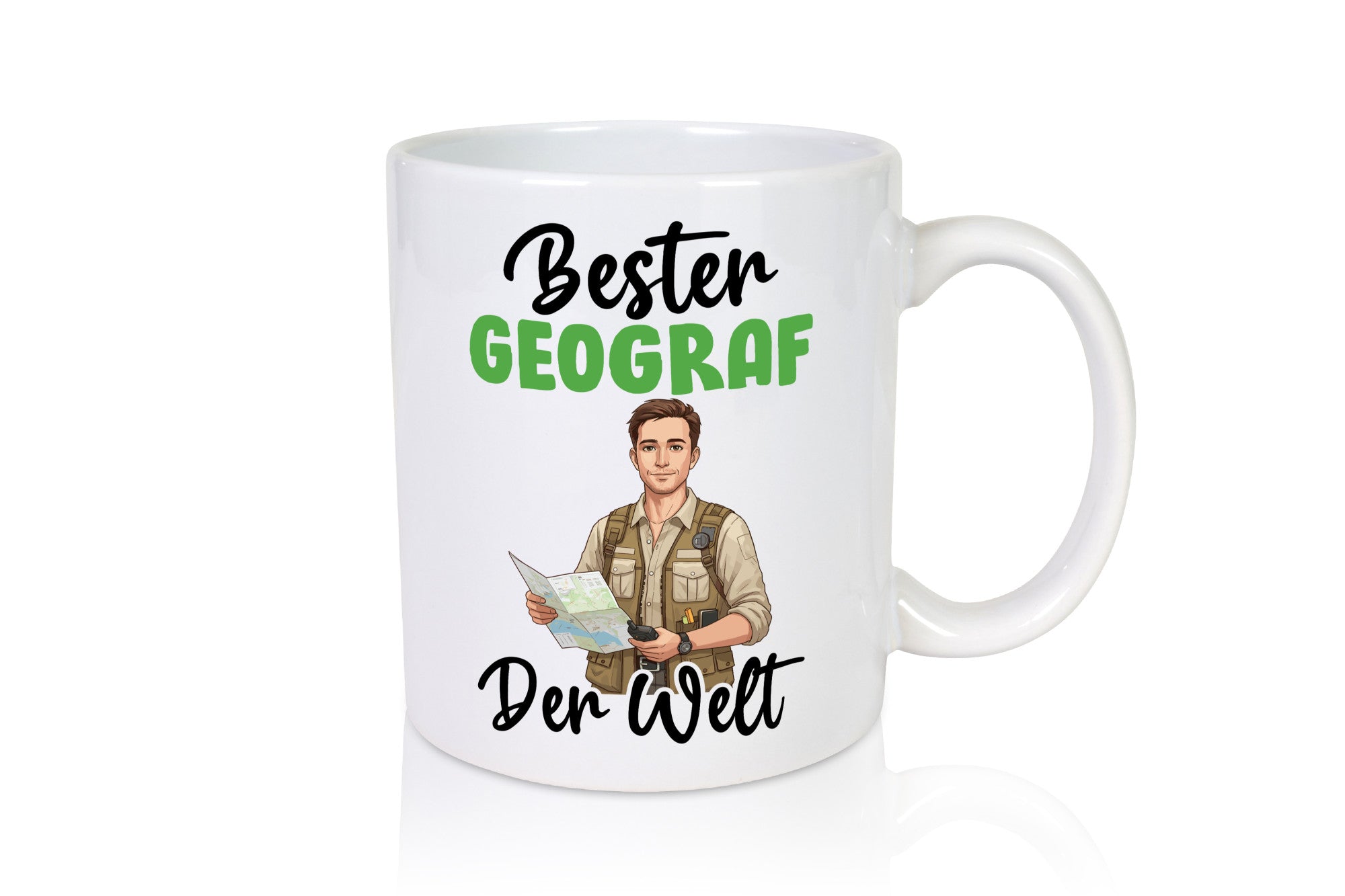 Bester Geograf | Geografie v2 Geschenkidee Humor Tasse