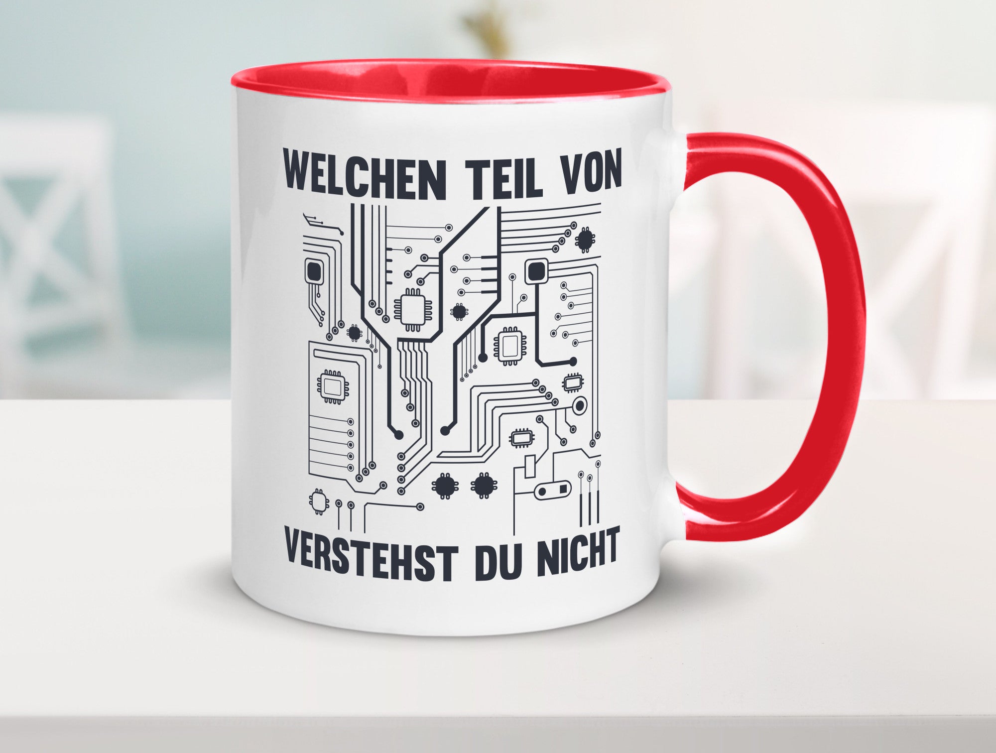Welchen teil von verstehst du nicht | technik Humor Geschenkidee Tasse