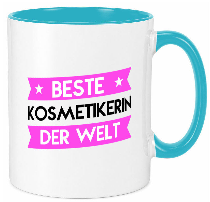 Beste Kosmetikerin | Kosmetik Stylistin Visagistin Geschenkidee Humor Tasse