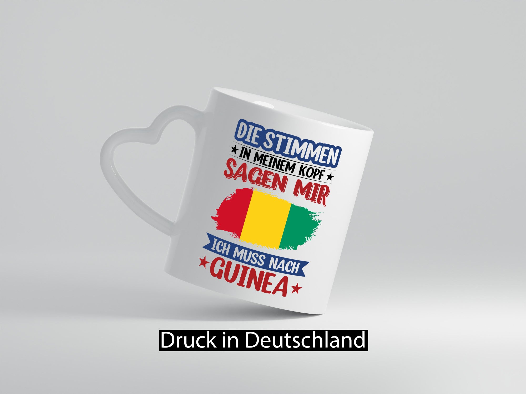 Guinea | Urlaub Stimmen in meinem Kopf Traumland lustiger Spruch Geschenk Humor