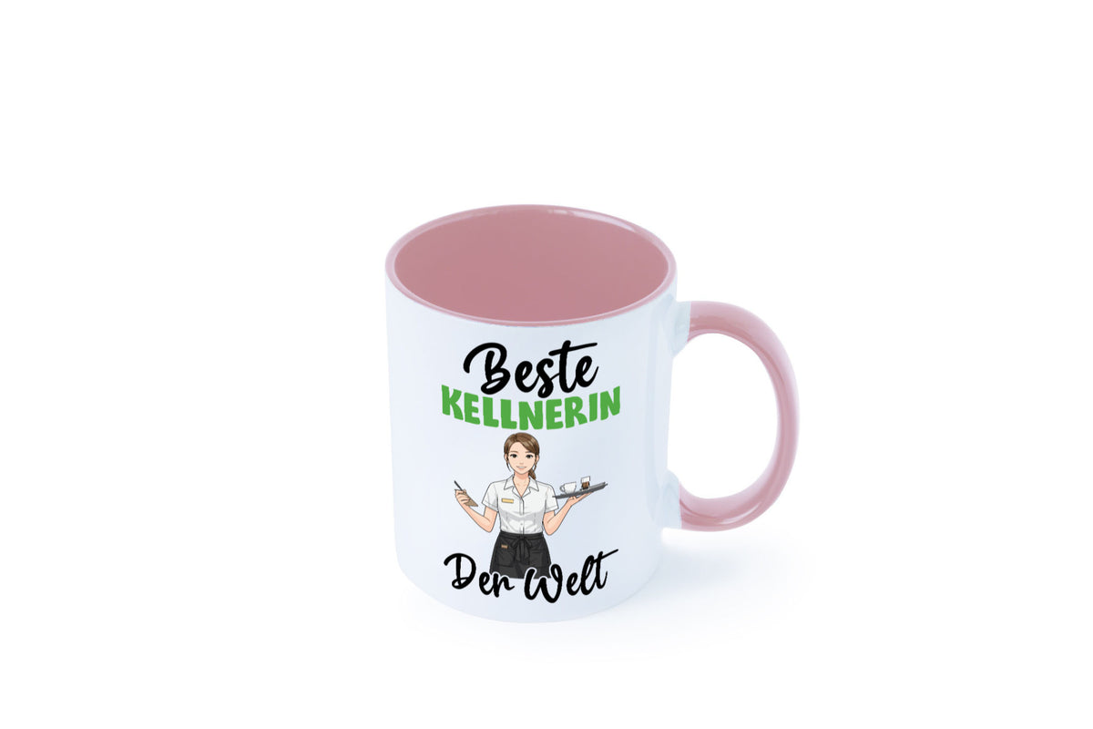 Beste Kellnerin | Beruf kellnern Bedienung v2 Humor Arbeit Kollegen Büro Tasse