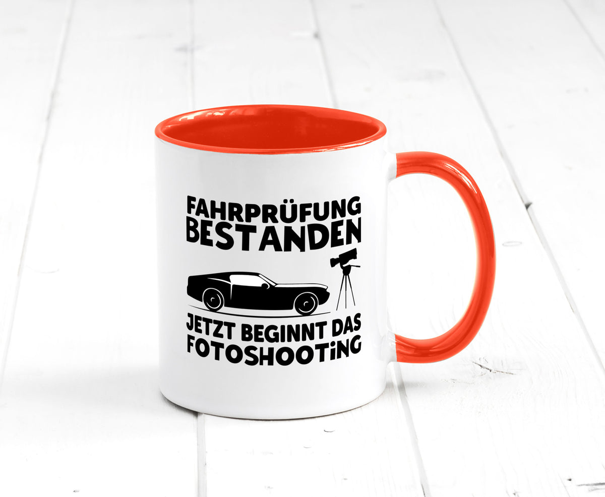 Fahrprüfung bestanden | Autofahren Führerschein Geschenk Humor Geschenkidee Tasse