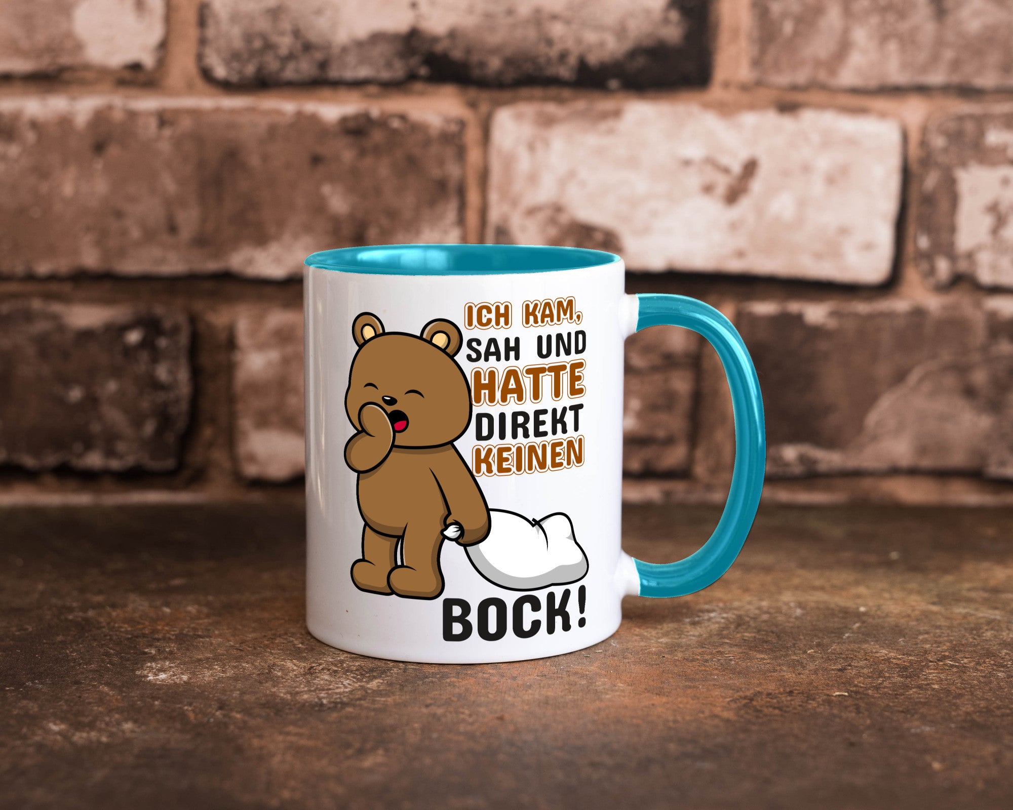Direkt keinen Bock! | Büro Faultier Morgenmuffel Geschenk Arbeit Kollegen