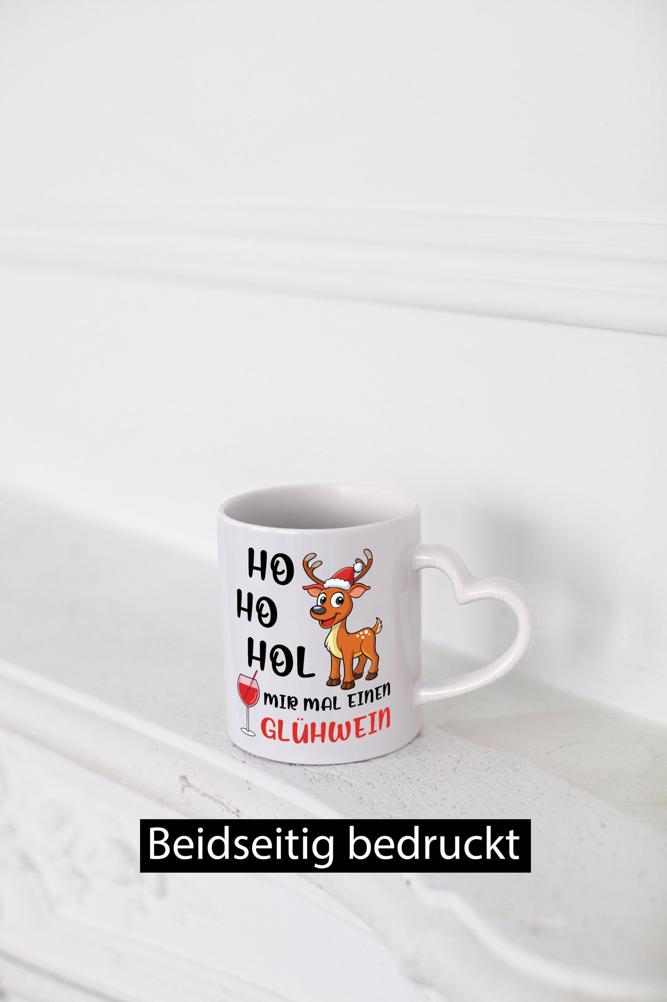 Ho mir einen Glüchwein | Weihnachten Rentier Humor Tierliebhaber Geschenkidee