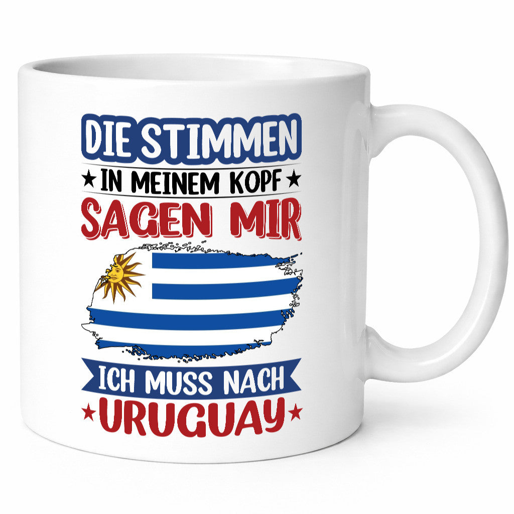 Uruguay | Urlaub Stimmen in meinem Kopf Traumland Geschenk Humor Geschenkidee