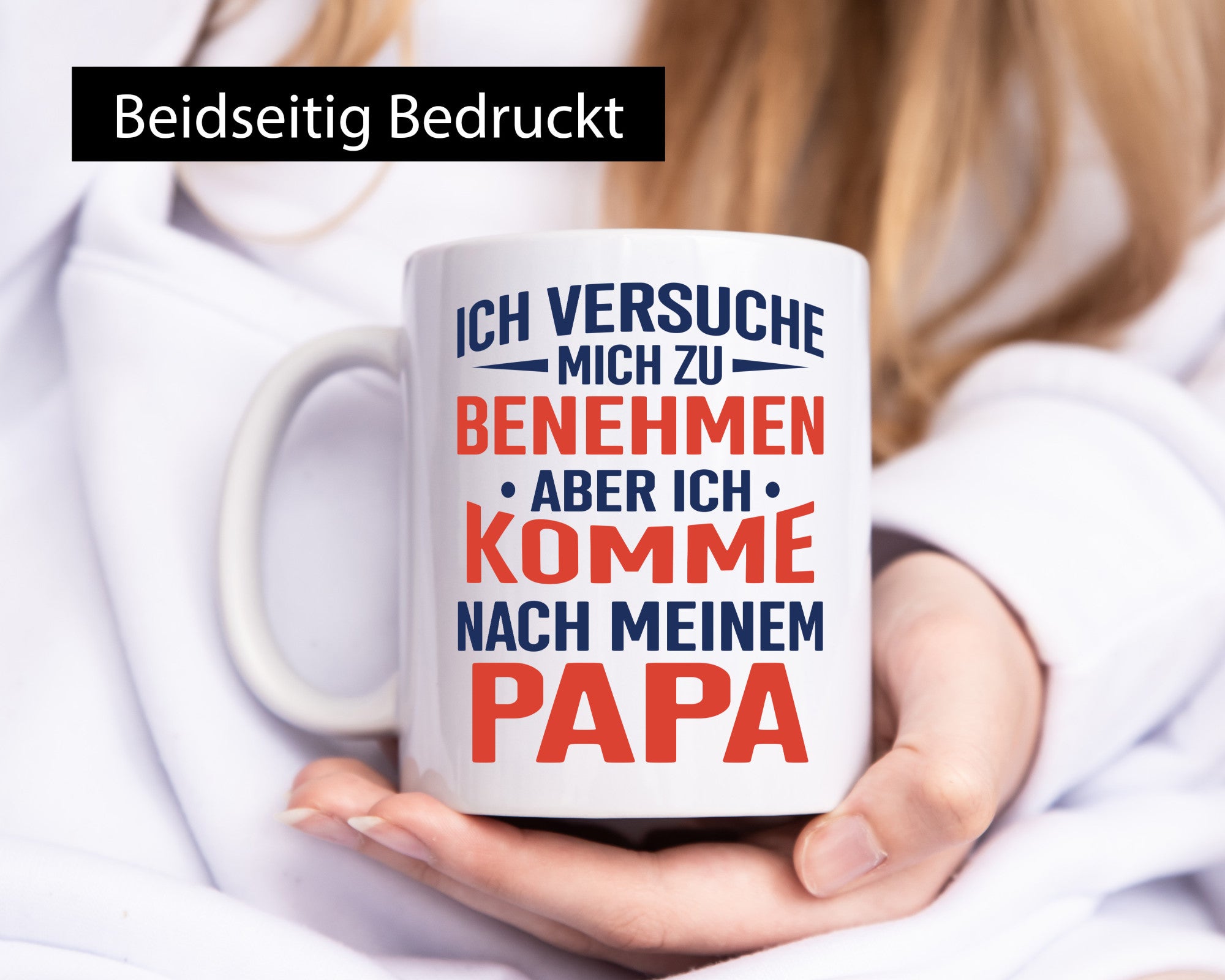 Ich komme nach Papa | und Sohn Bester lustig Familie Geschenkidee Geschenk Tasse