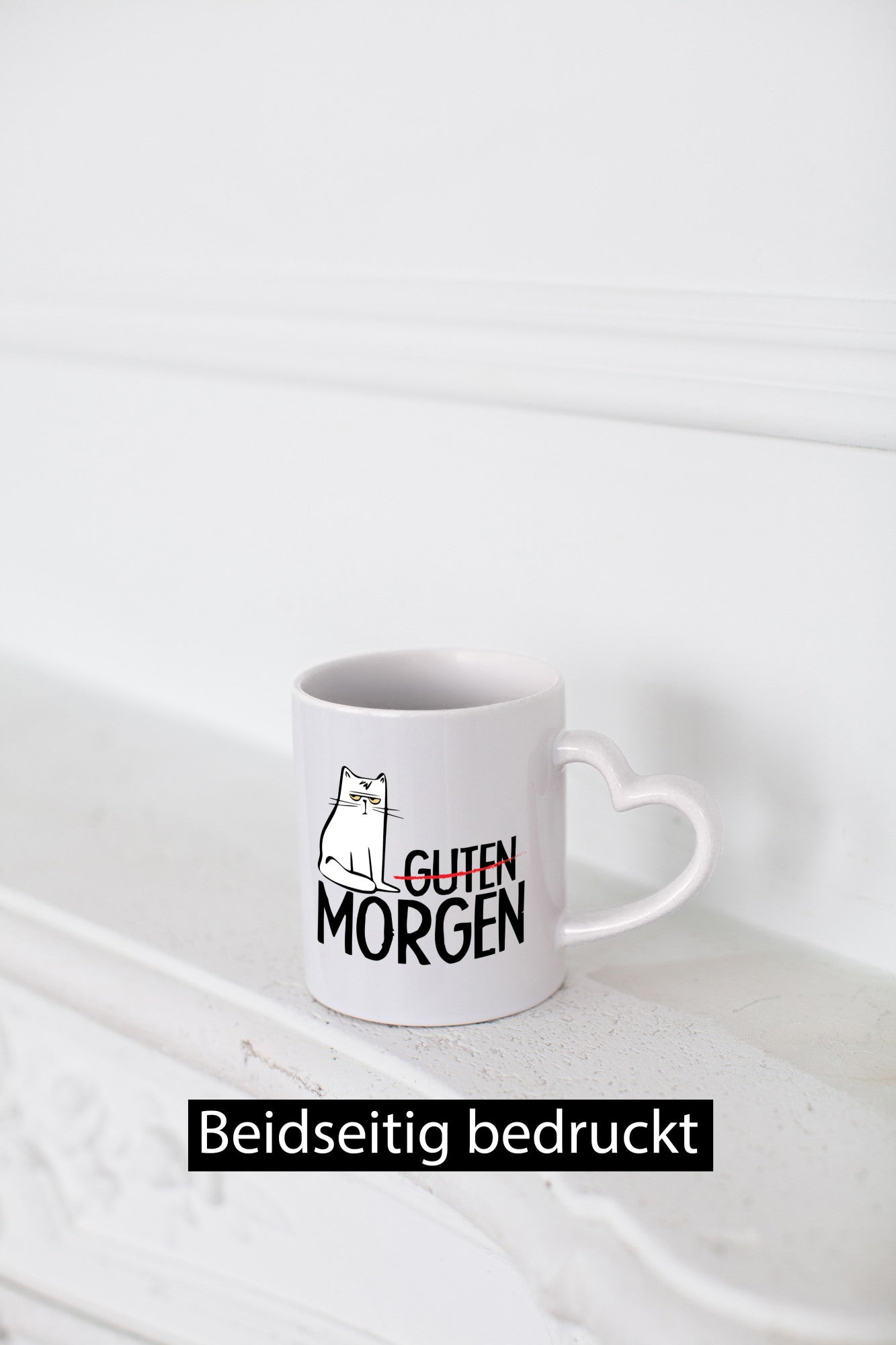 Guten Morgen Katze Geschenkidee Tierliebhaber Humor Tasse