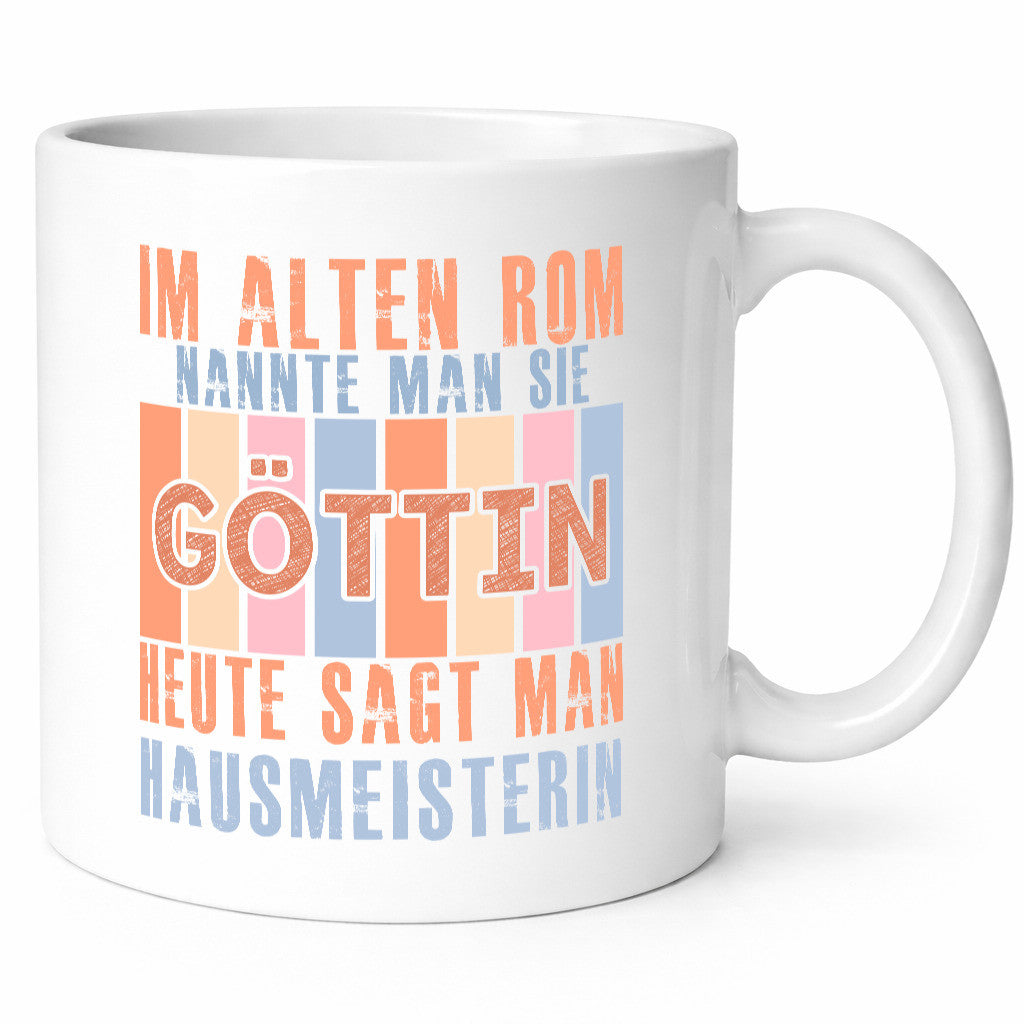 Heute sagt man: Hausmeisterin | Hauswart Geschenk Humor Geschenkidee lustiger
