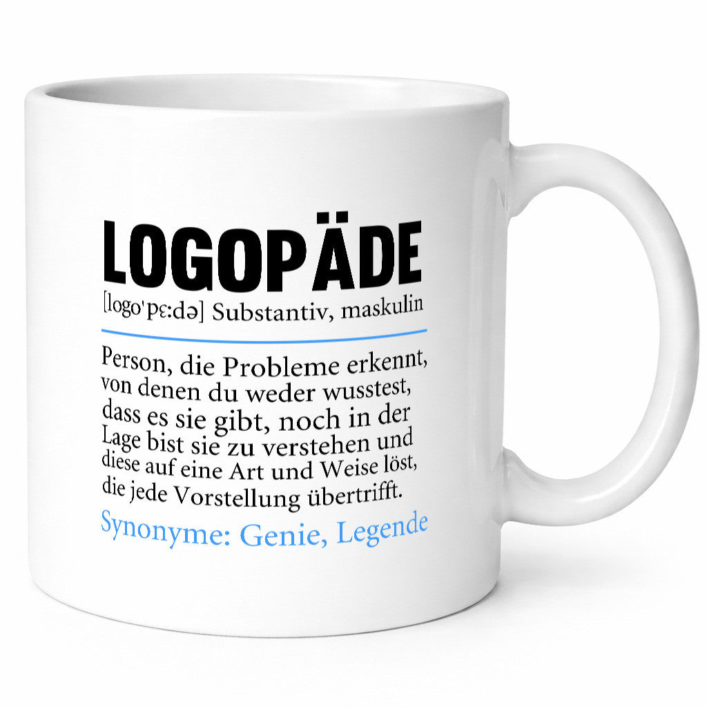 Logopäde | Spruch lustig Sprachtherapie Beruf lustiger Geschenk Arbeit Kollegen