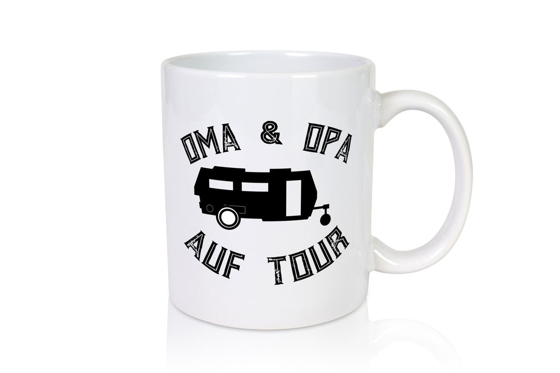 Oma & Opa auf Tour | Großeltern| Reisen lustiger Spruch Geschenk Familie