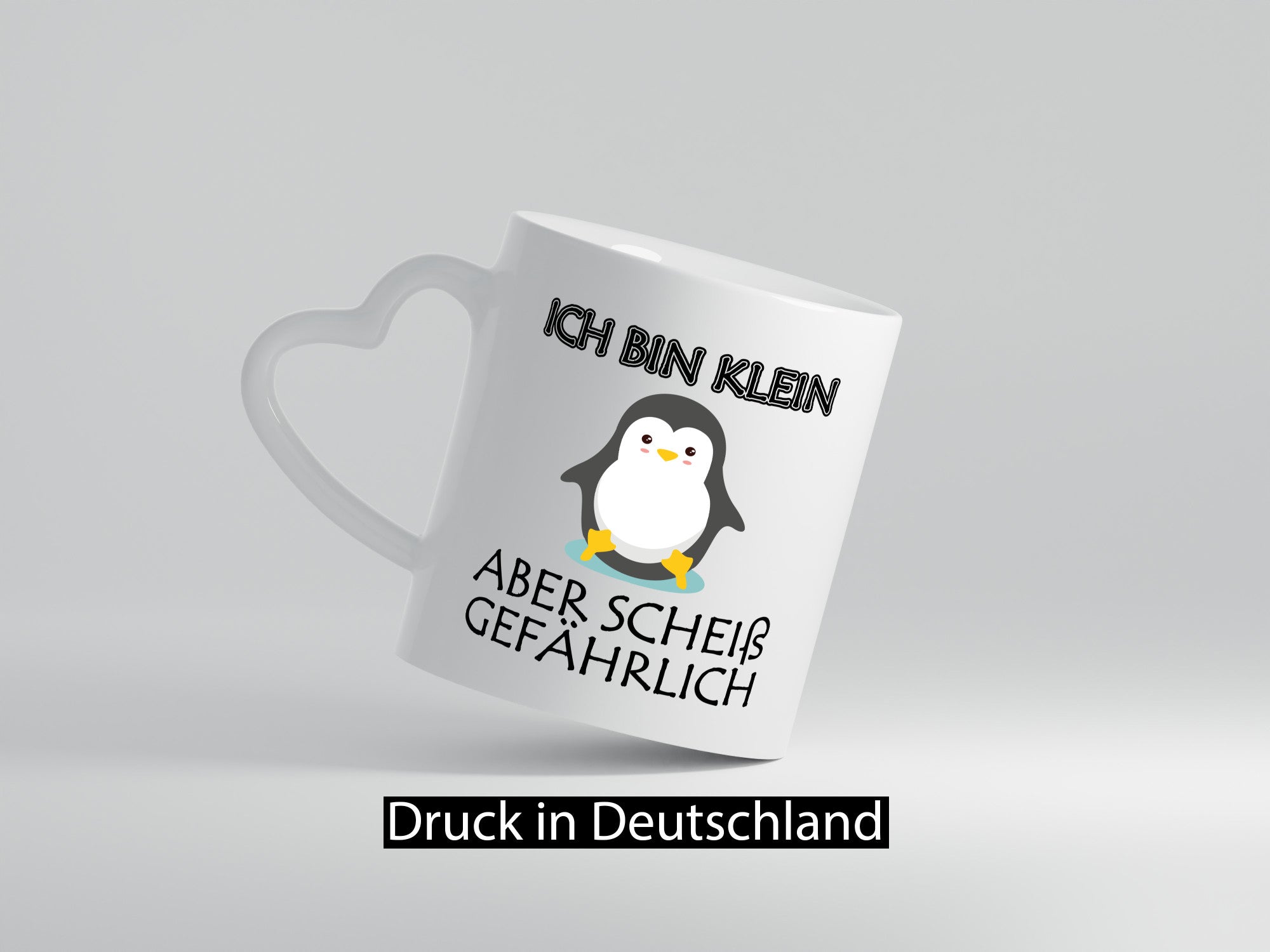 Kleiner Pinguin | klein aber gefährlich süßer Spruch Geschenkidee Humor Tasse