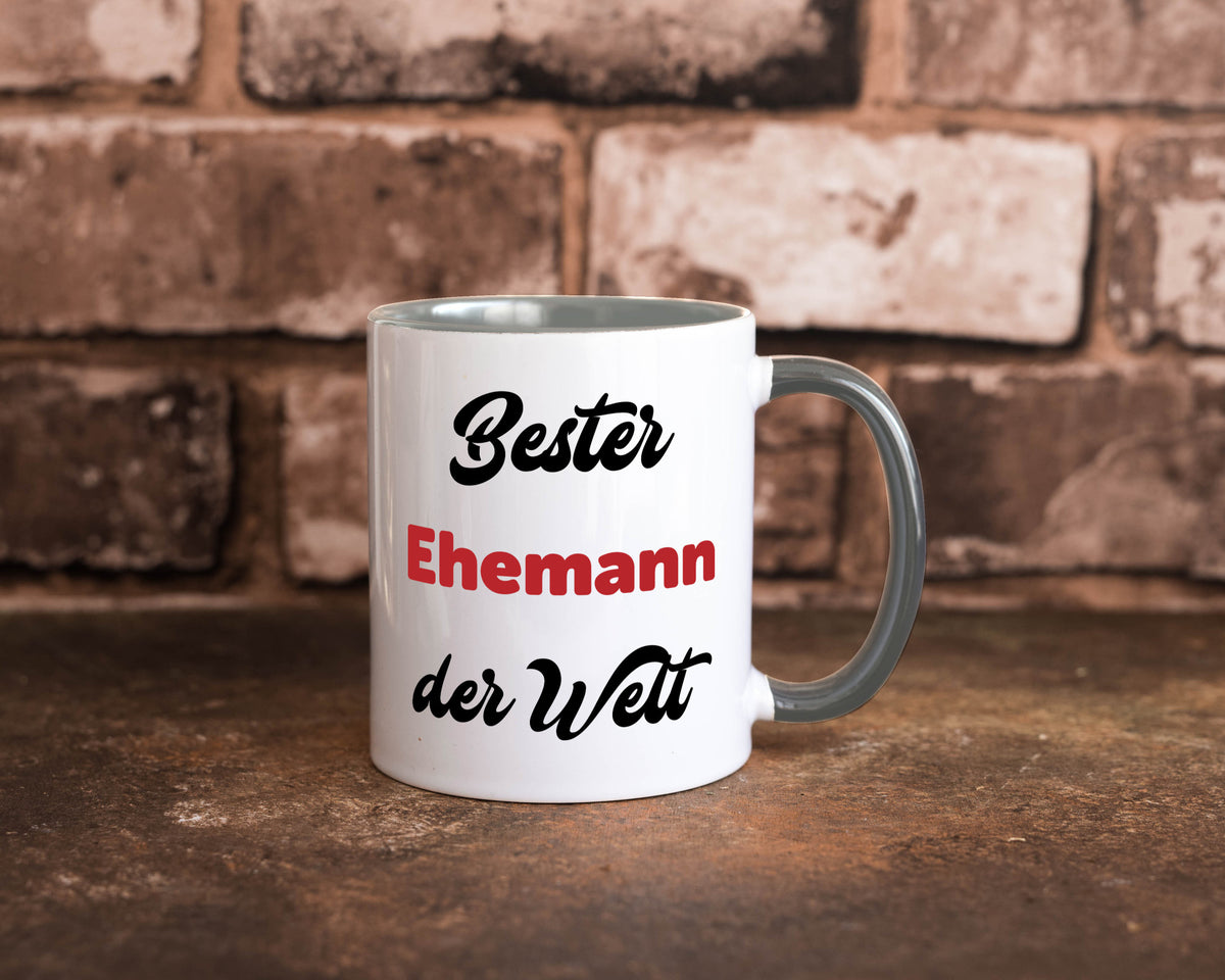 Bester Ehemann der Welt | Ehepaar Geschenkidee Humor Tasse