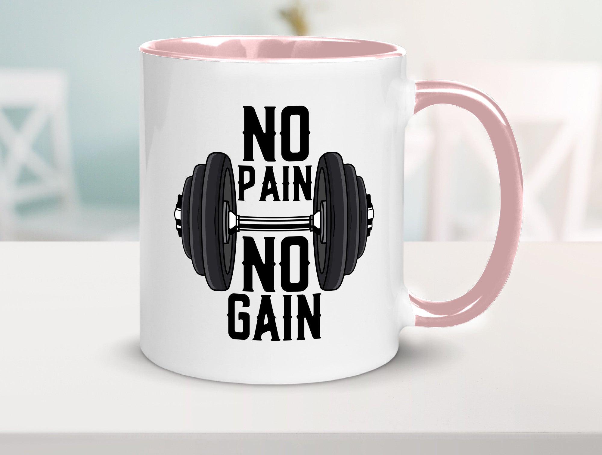 No Pain Gain | Training Motivation Fitness Pumpen lustig Humor Geschenkidee